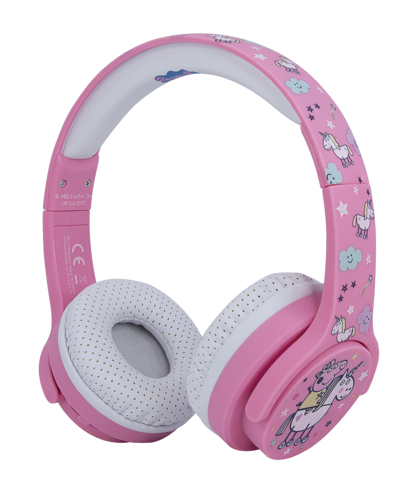 Peppa Pig - Casque sans fil Licorne pour enfants - flash vidéo