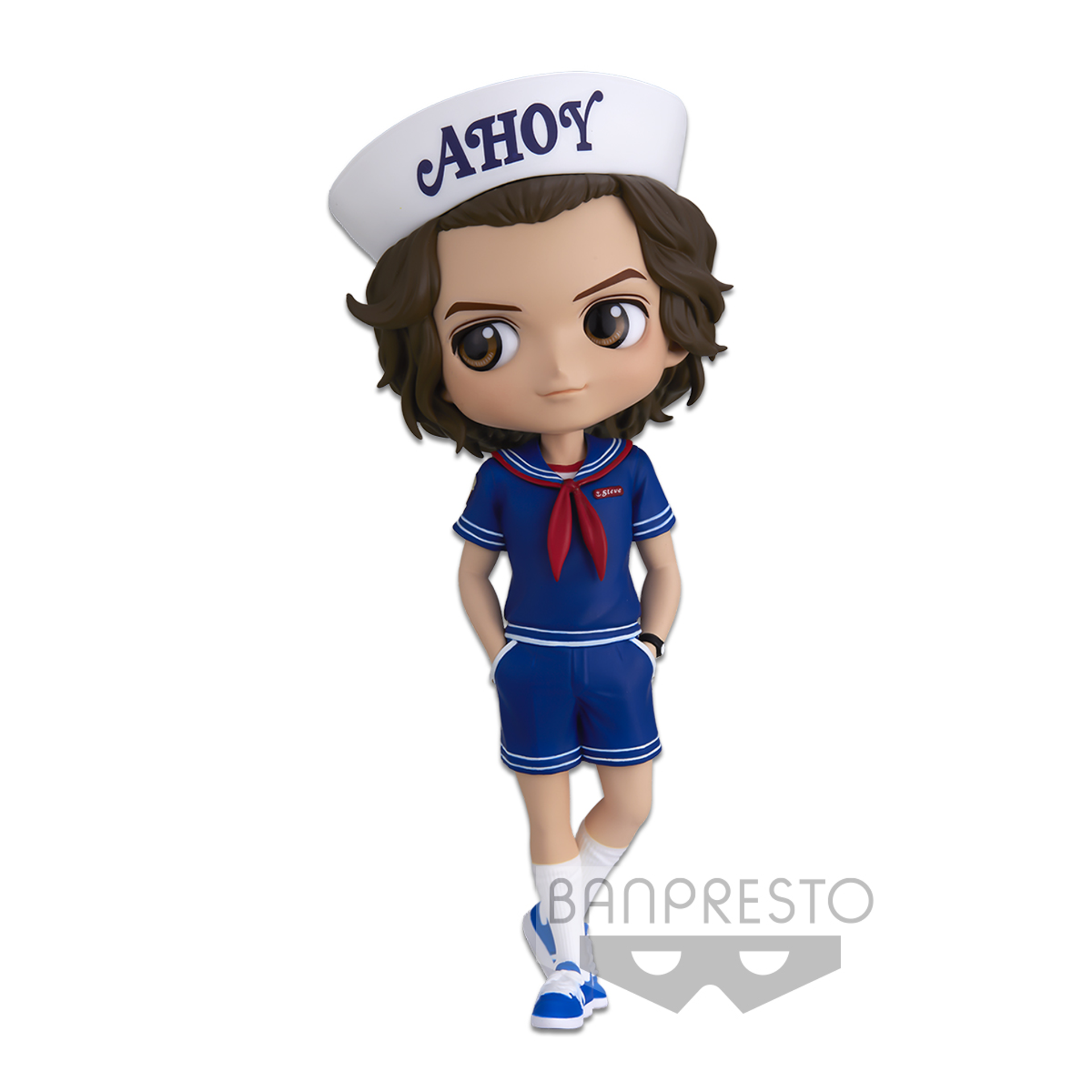 Stranger Things - Q Posket Steve Figure 14cm - flash vidéo
