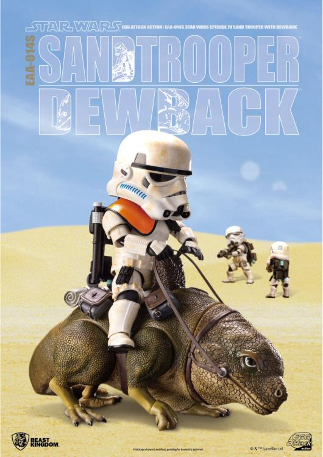 Disney - EAA-014S Star Wars: A New Hope Dewback & Imperial Sandtrooper - flash vidéo