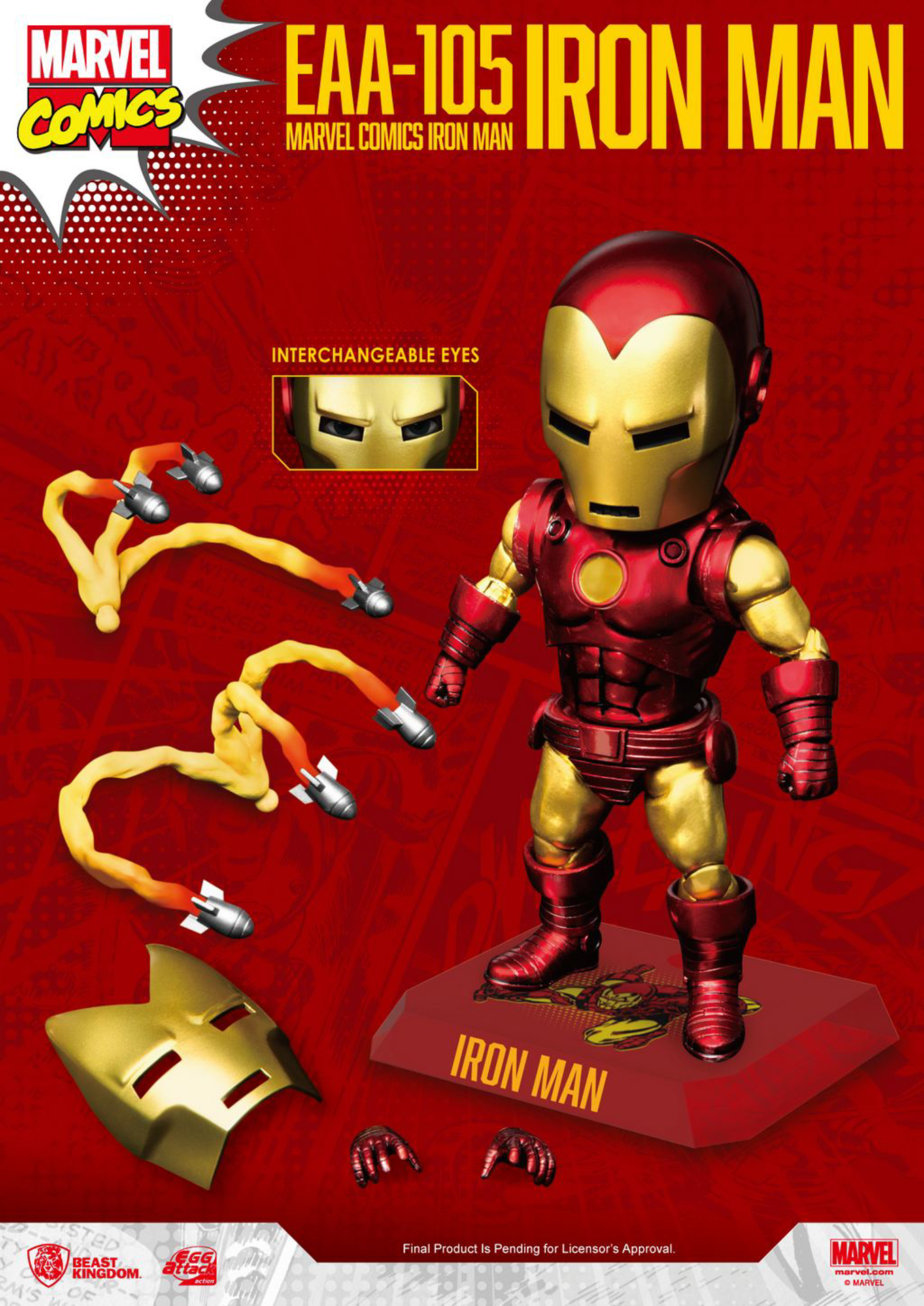 Marvel - EAA-105 Iron Man Version Classique - flash vidéo