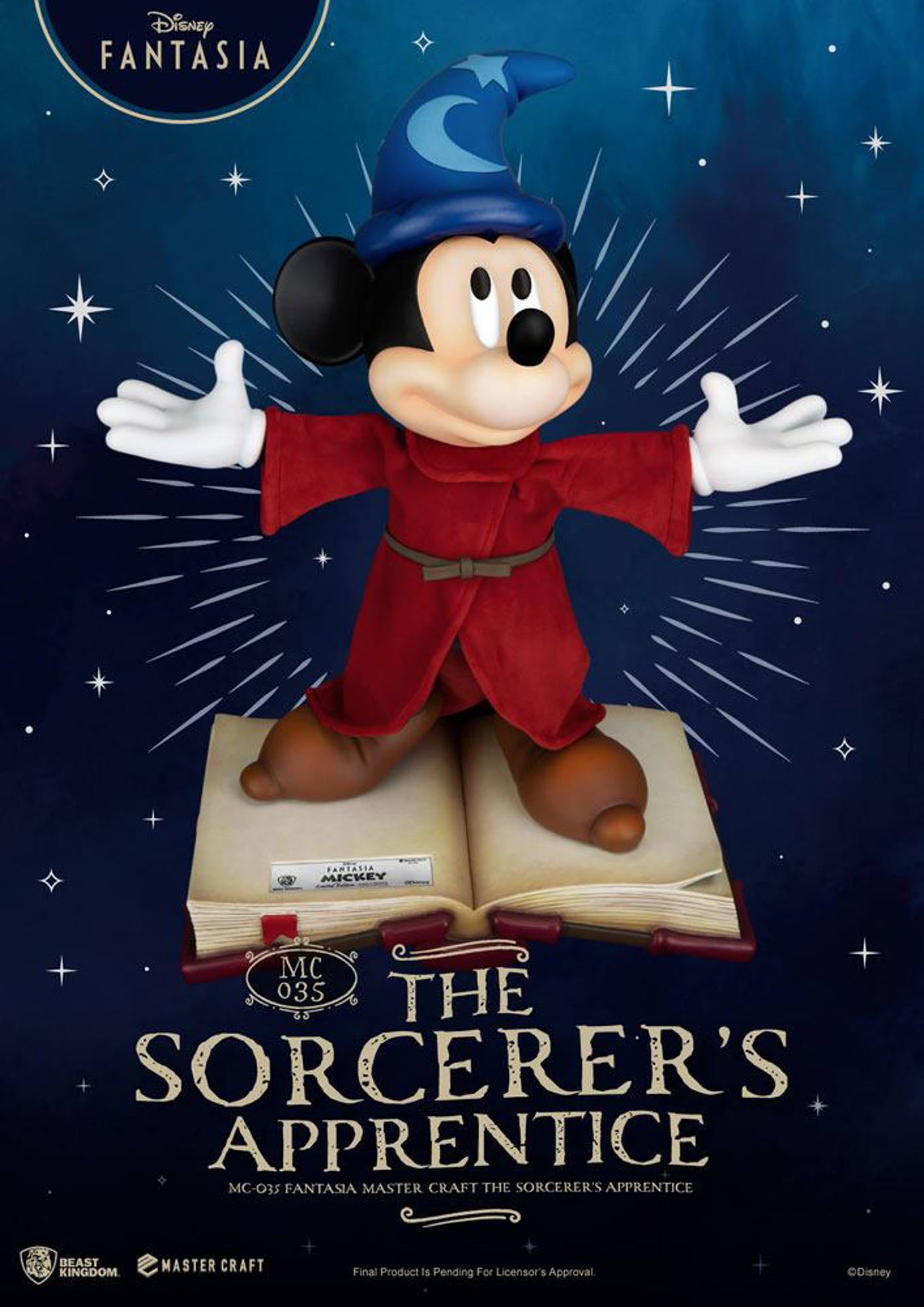 Disney - MC-035 - Fantasia - Mickey L'Apprenti Sorcier Master Craft - flash vidéo