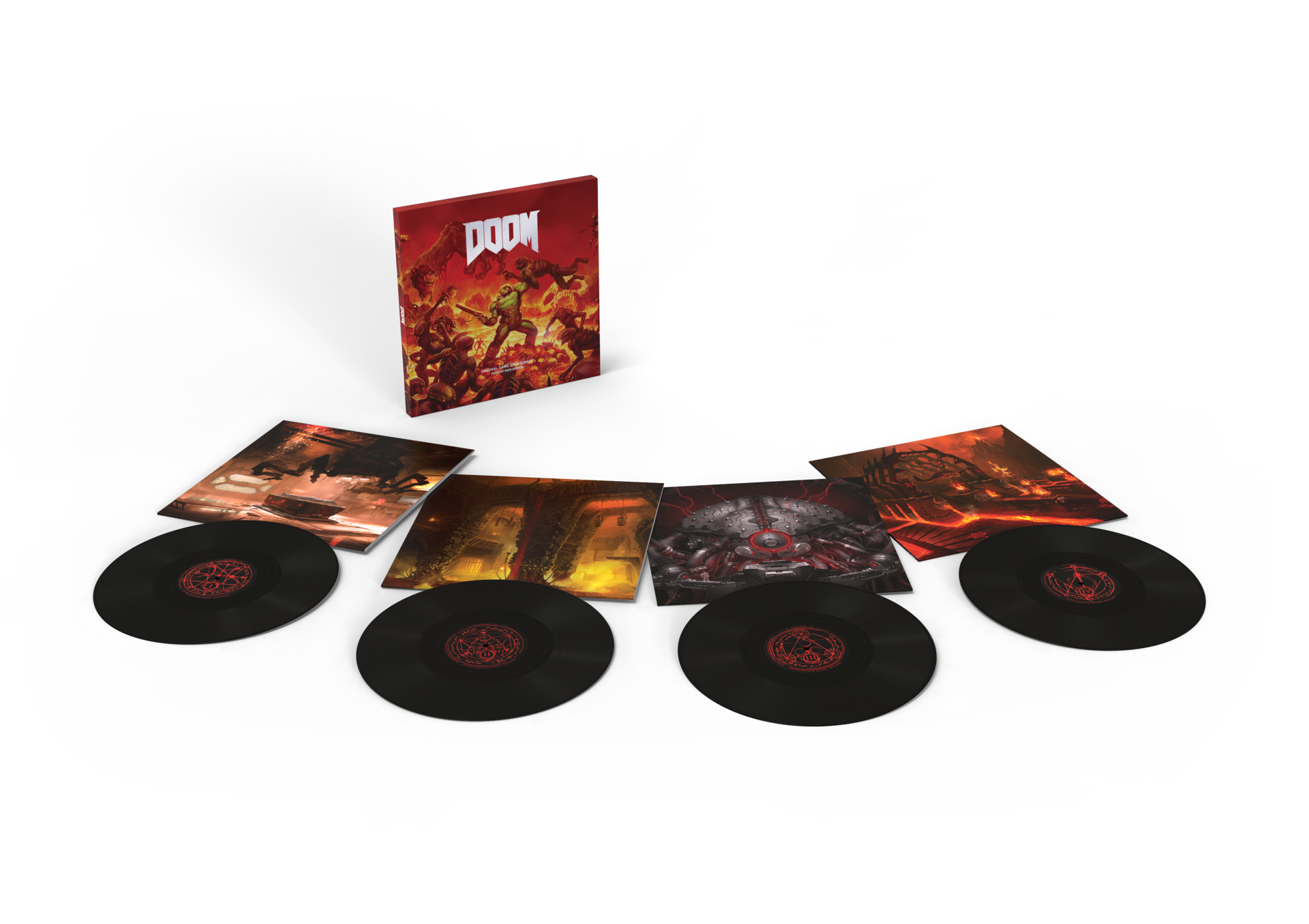 Doom Original Soundtrack 5th Anniversary Standard Edition - 4-LP Black Vinyl - flash vidéo