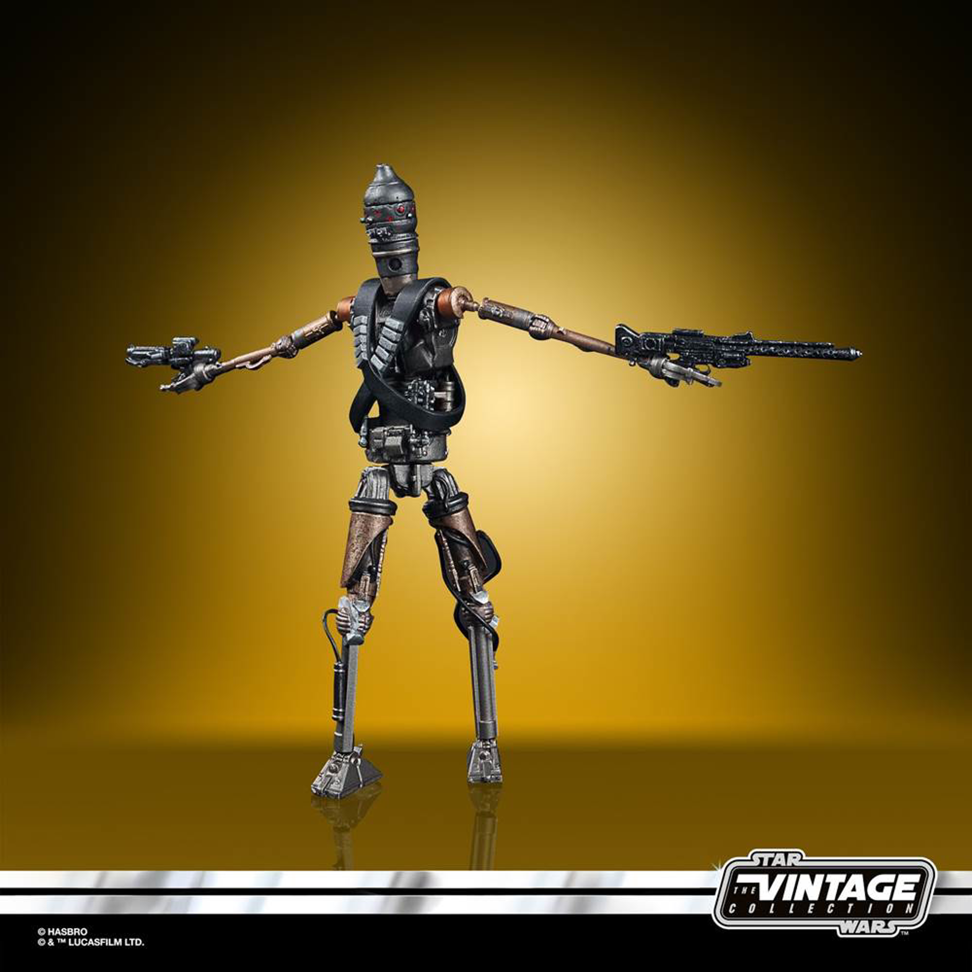 Star Wars - The Vintage Collection - The Mandalorian Figurine d'action de IG-11 10cm - flash vidéo