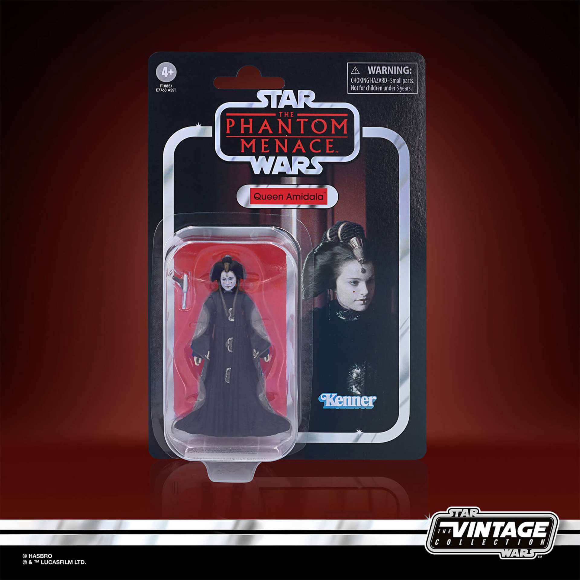 Star Wars - The Vintage Collection - La Menace Fantôme Figurine d'action de la Reine Amidala 10cm - flash vidéo