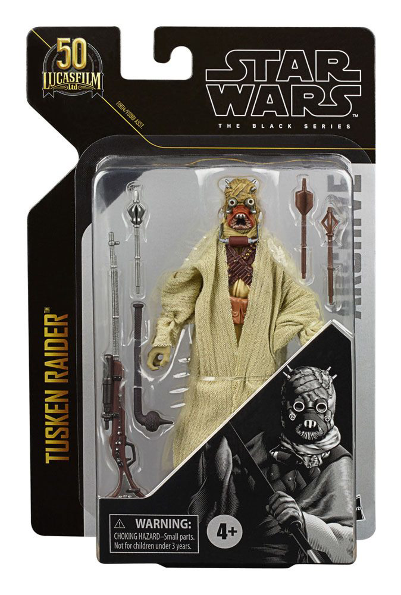 Star Wars The Black Series - Collection Archive 50e Anniversaire de Lucasfilm - Figurine d'action de Pillard Tusken 15cm - flash vidéo