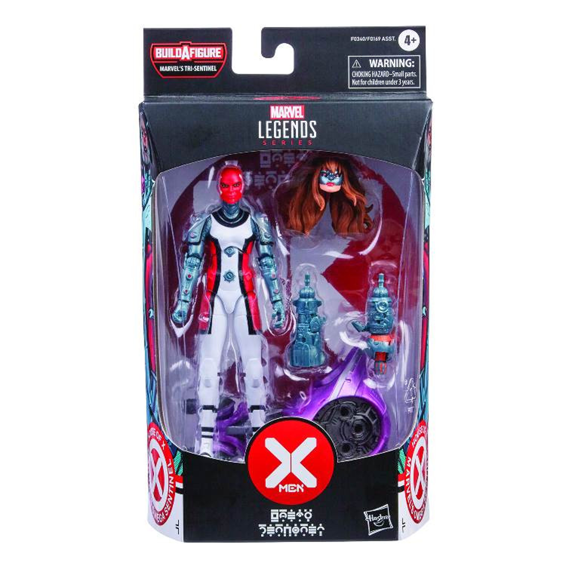 Marvel Legends Series - Build-A-Figure Série Marvel's Tri-Sentinel - X-Men House of X Figurine d'action de Jean Grey 15cm - flash vidéo