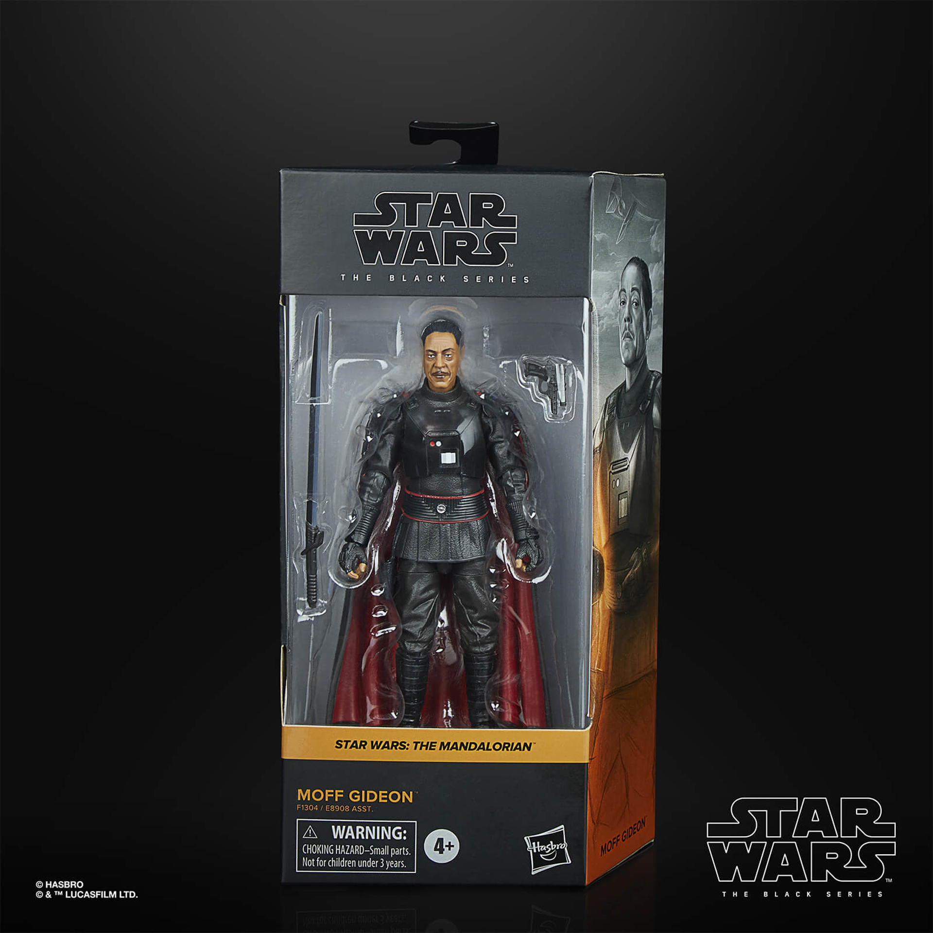 Star Wars The Black Series - The Mandalorian Figurine d'action de Moff Gideon 15cm - flash vidéo
