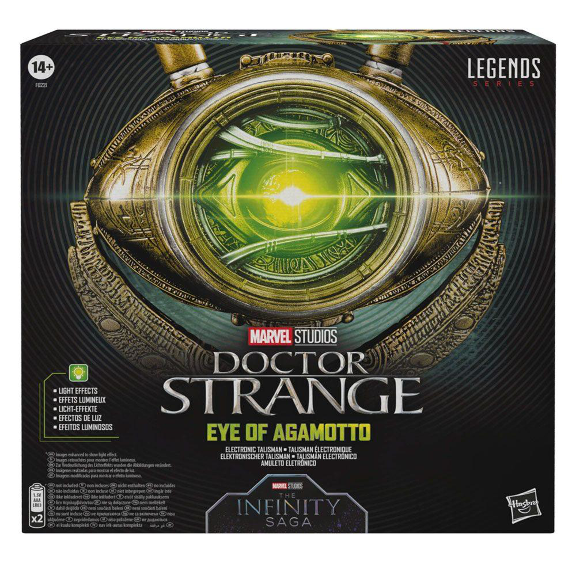 Marvel Legends Series - Réplique 1/1 de l'Œil d'Agamotto de Doctor Strange de la Saga des Pierres d'infinité - flash vidéo