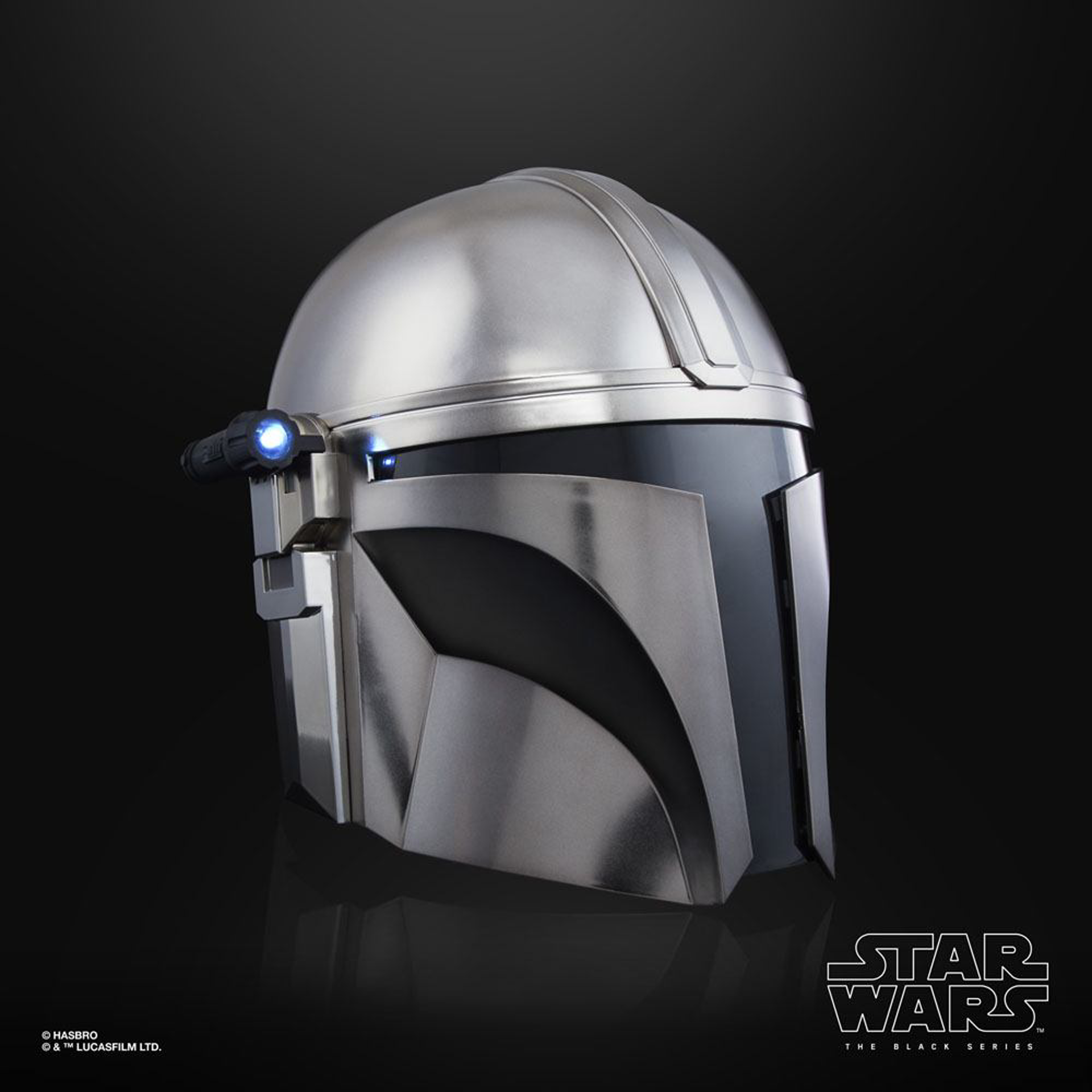 Star Wars The Black Series - Réplique 1/1 électronique du casque du Mandalorian - flash vidéo