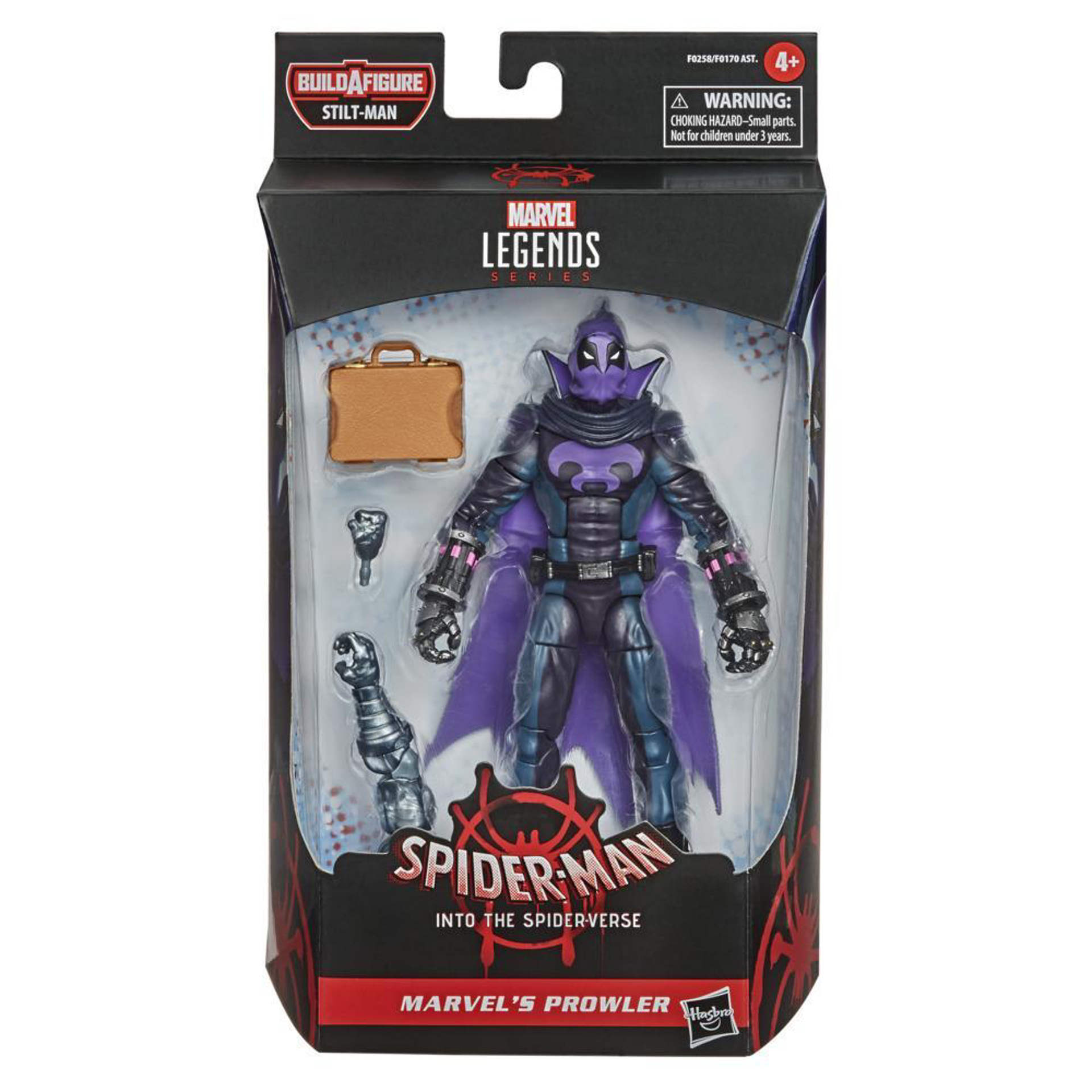Marvel Legends Series - Build-A-Figure Série Silt-Man - Spider Man : New Generation Figurine d'action de Marvel's Prowler 15cm - flash vidéo