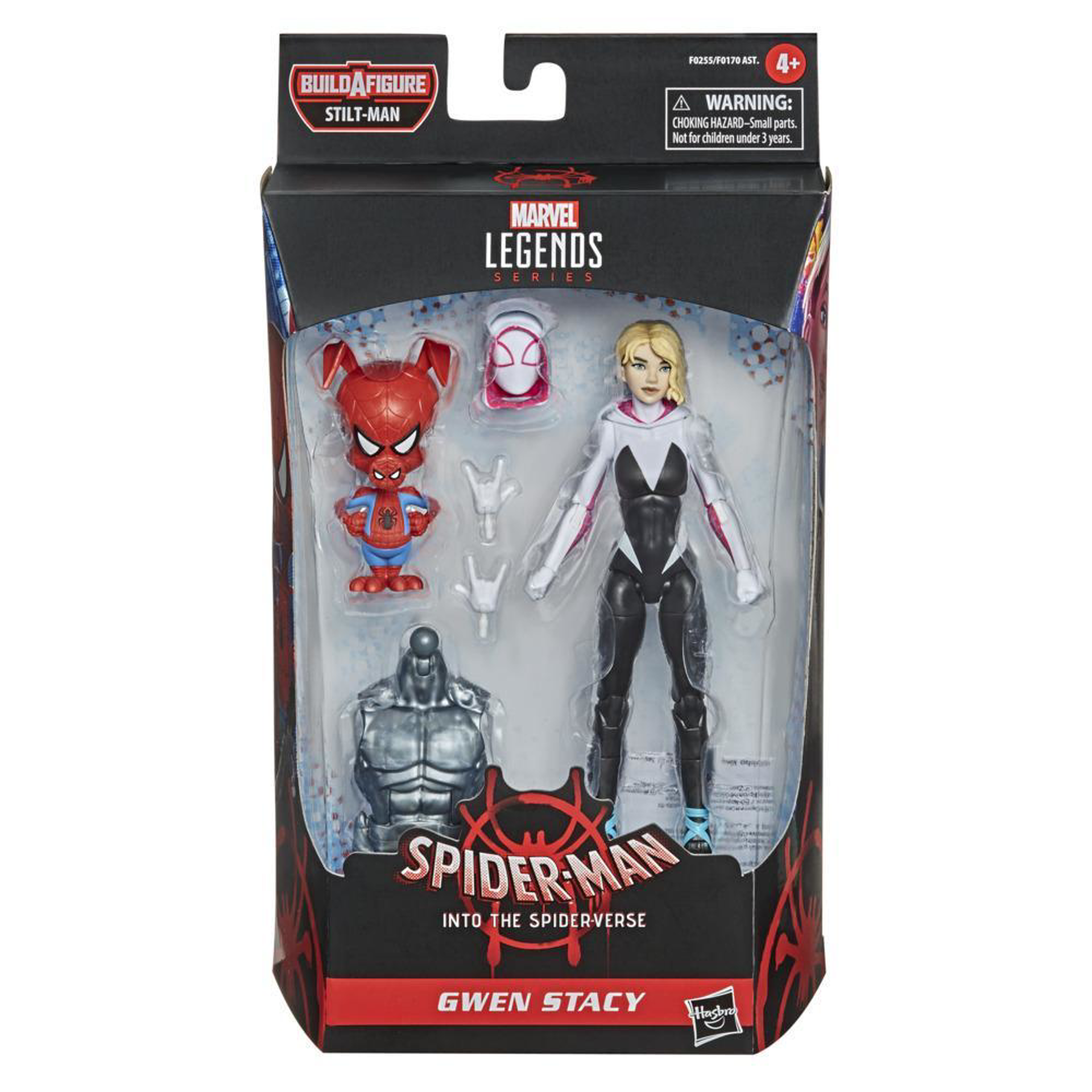 Marvel Legends Series - Build-A-Figure Série Silt-Man - Spider Man : New Generation Figurine d'action de Gwen Stacy 15cm - flash vidéo