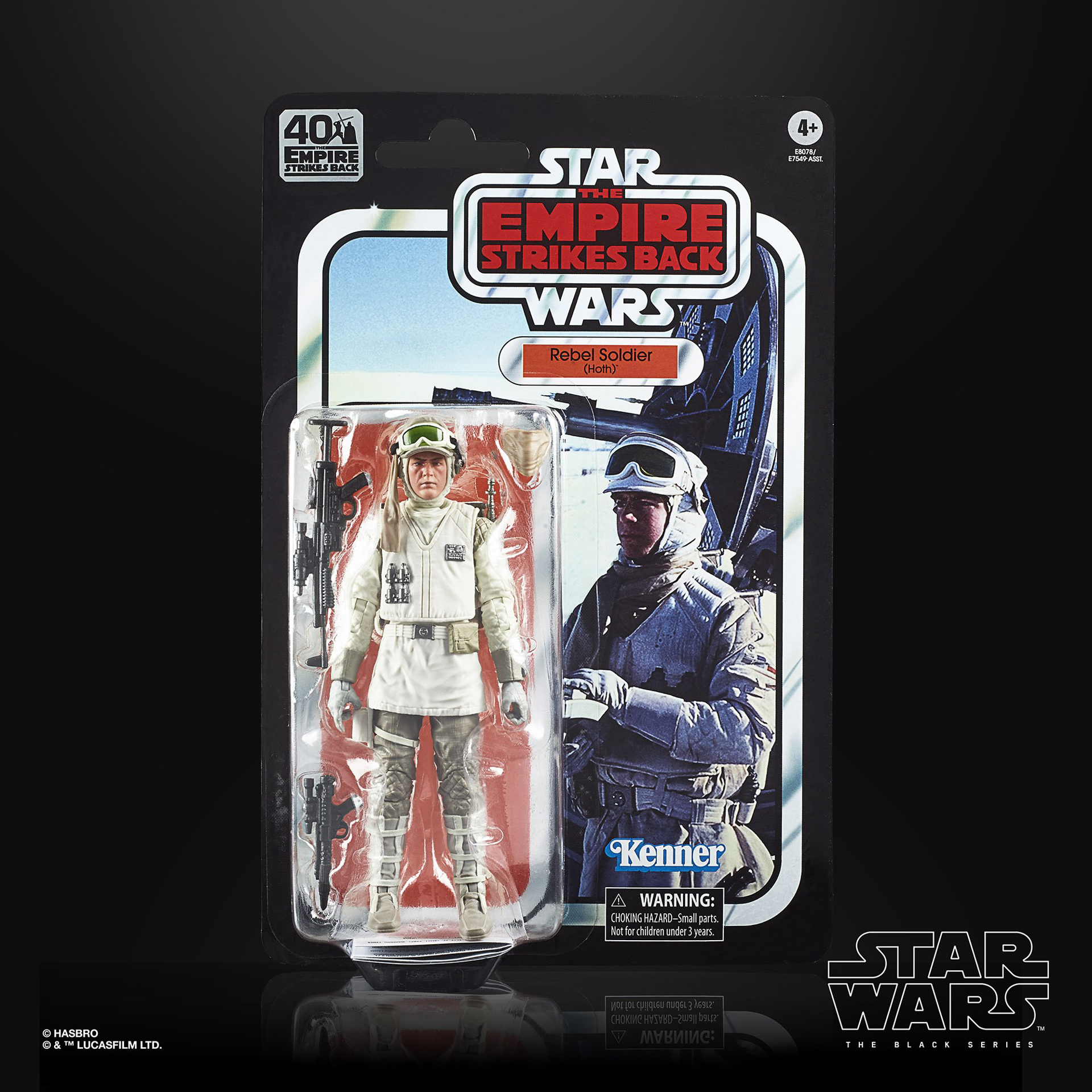 Star Wars The Black Series - Collection Archive 40e Anniversaire Star Wars : L'Empire contre-attaque - Figurine d'action de Soldat Rebelle (Hoth) 15cm - flash vidéo
