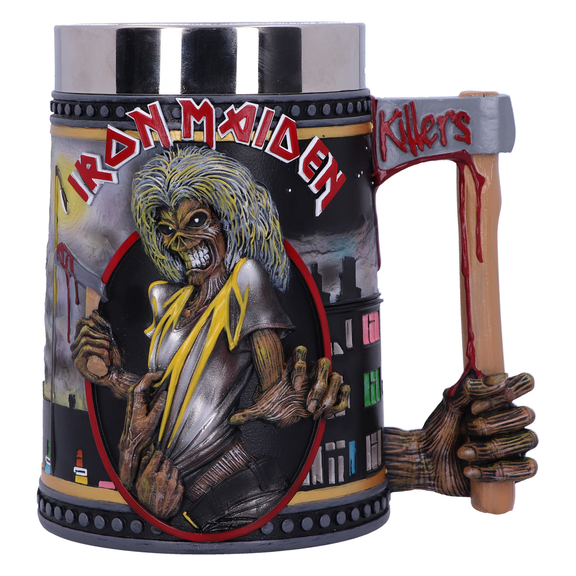 Iron Maiden - Chope Eddie de l'album "The Killers" 15.5cm - flash vidéo
