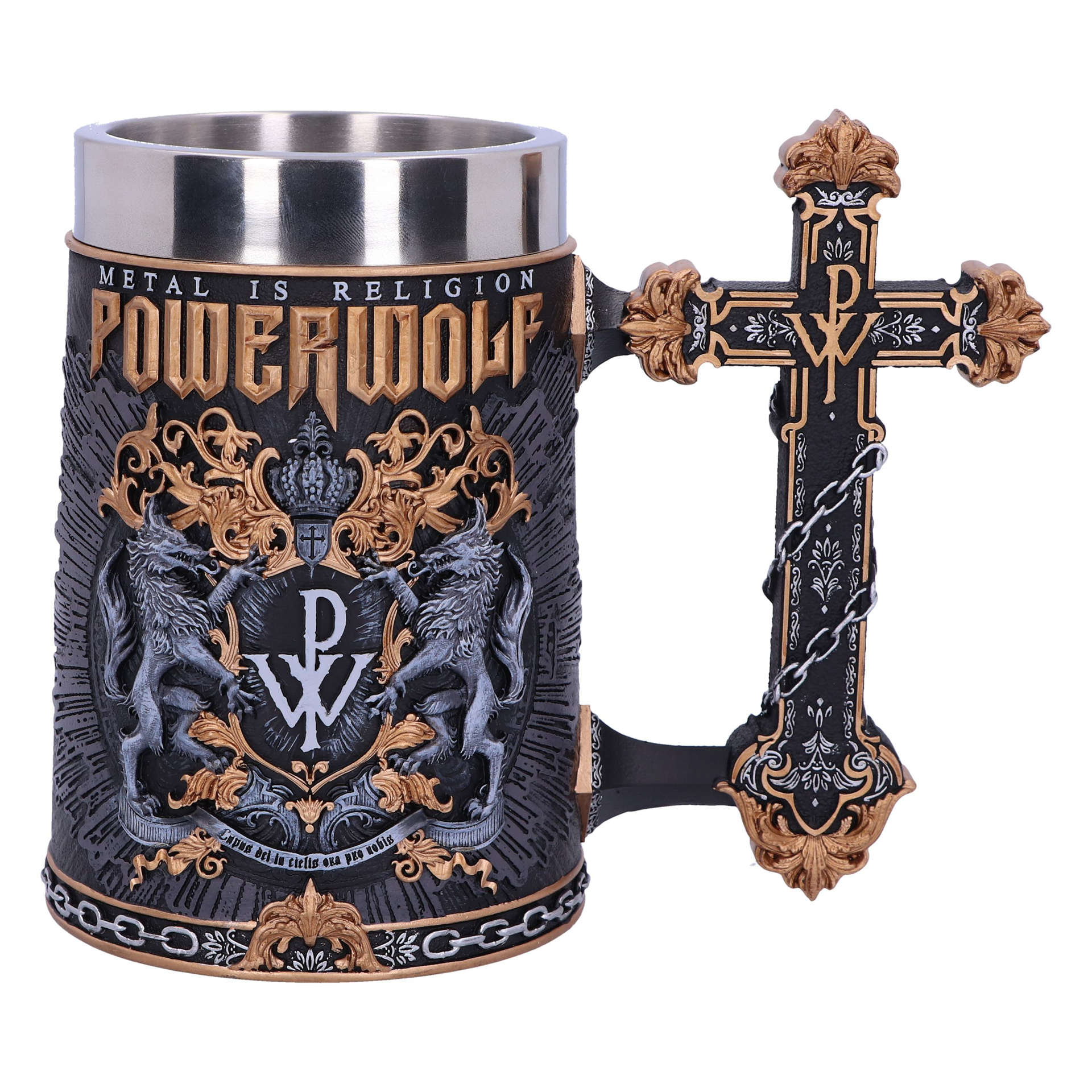 Powerwolf - Chope "Metal is Religion" 17.5cm - flash vidéo