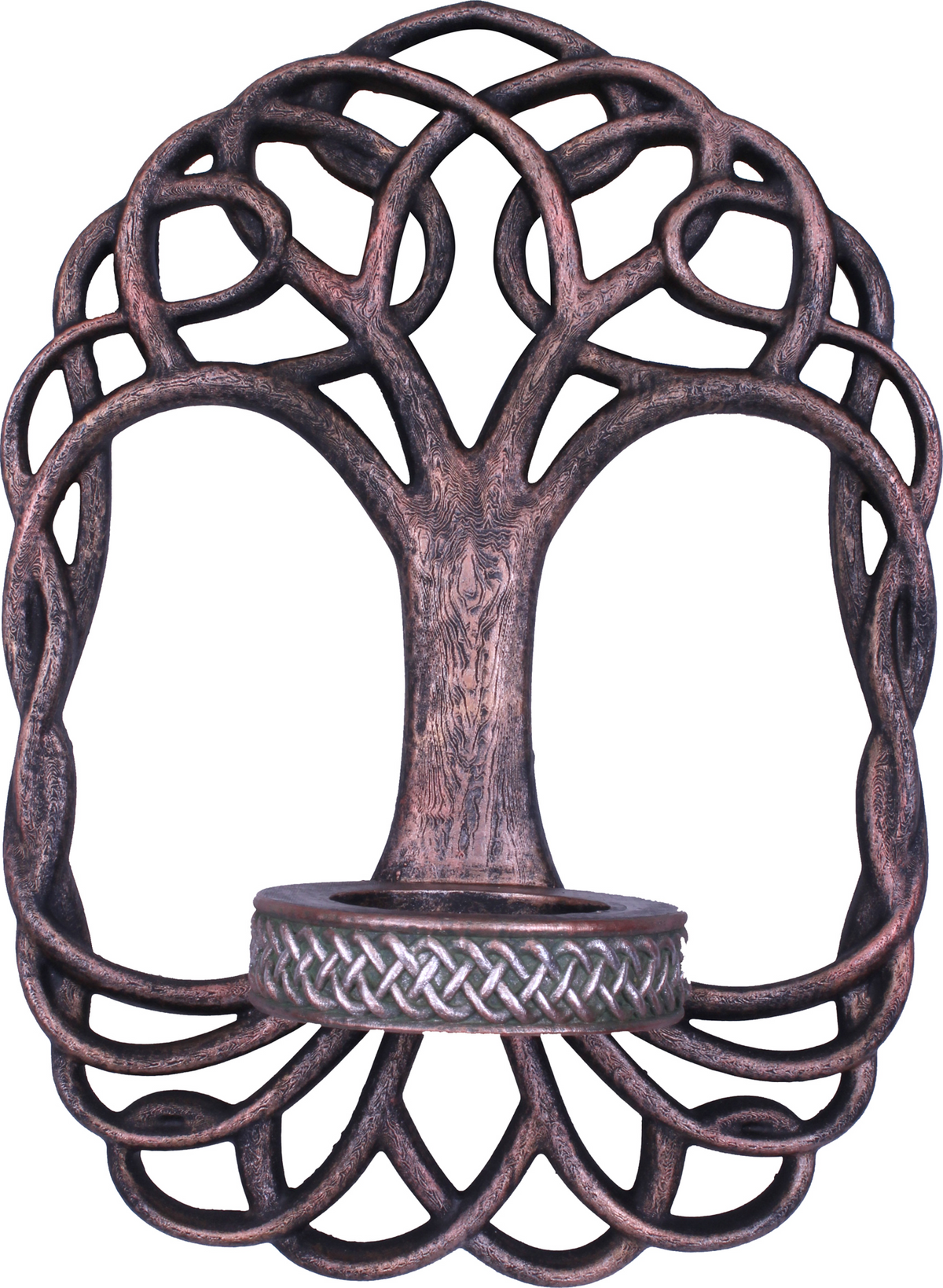 Tree Of Life - Bougeoir celtique à suspendre au mur 26cm