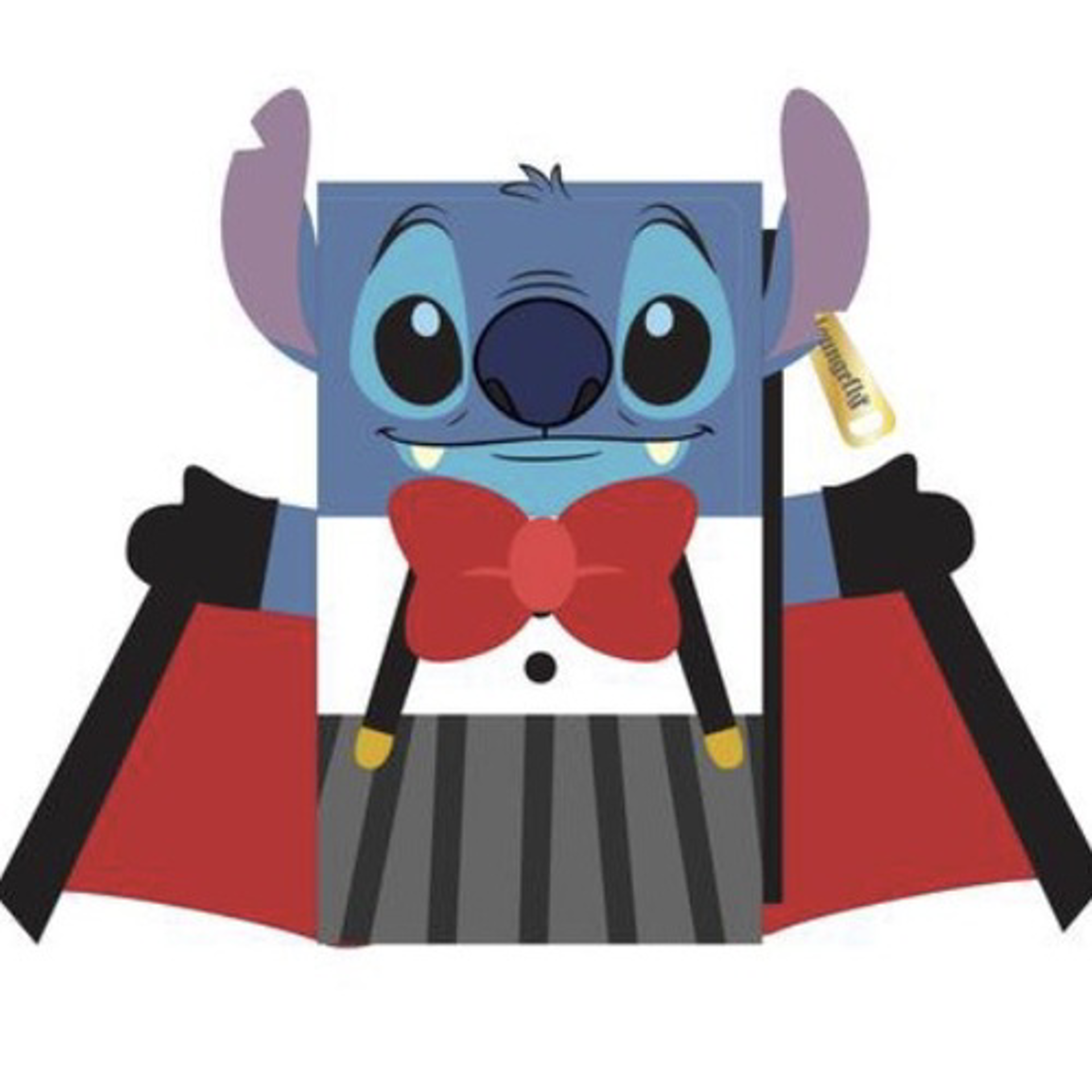 Funko Loungefly - Portefeuille Disney Stitch Vampire avec Noeud Papillon - flash vidéo