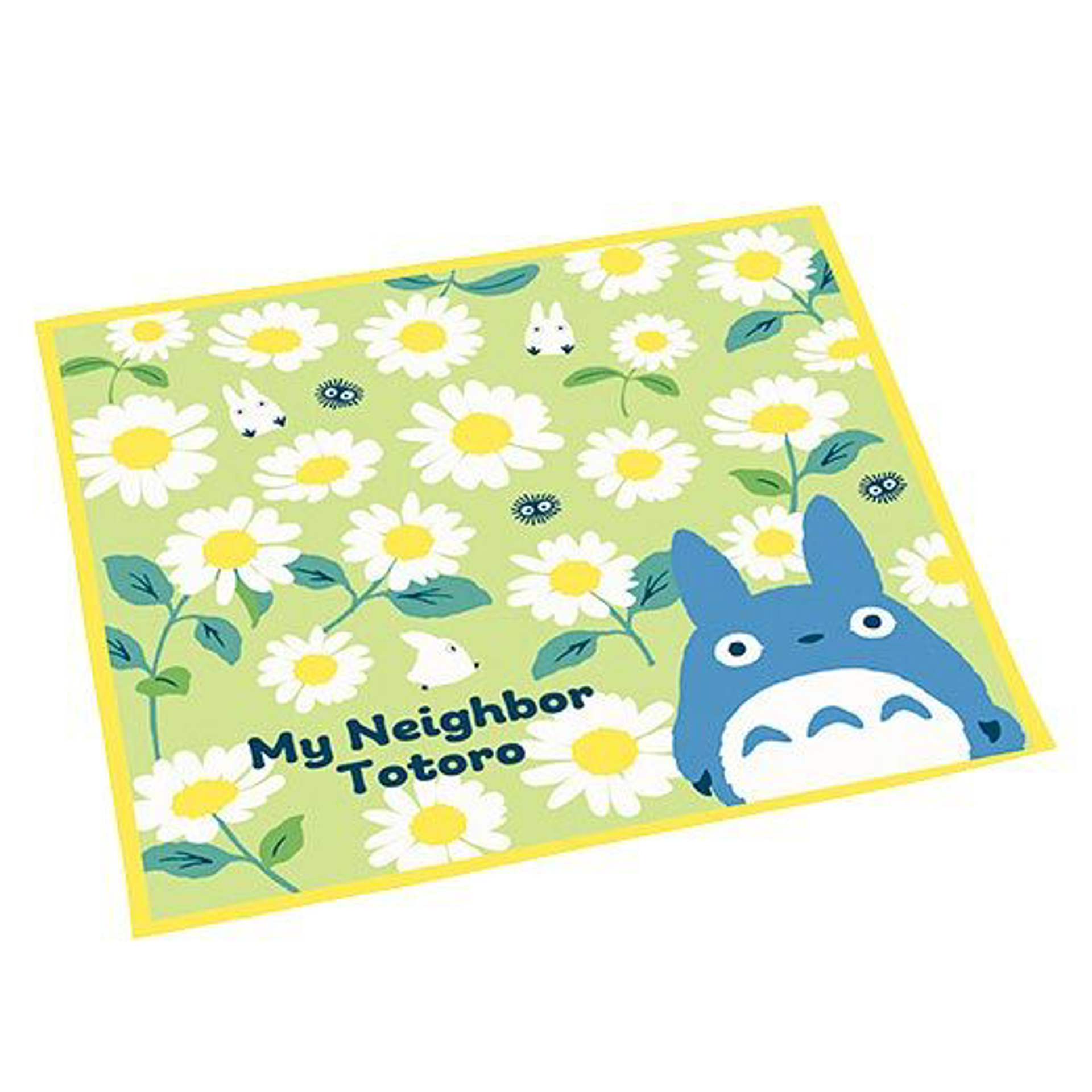 Mon Voisin Totoro - Dessous de Table Tissu Totoro Bleu Marguerites