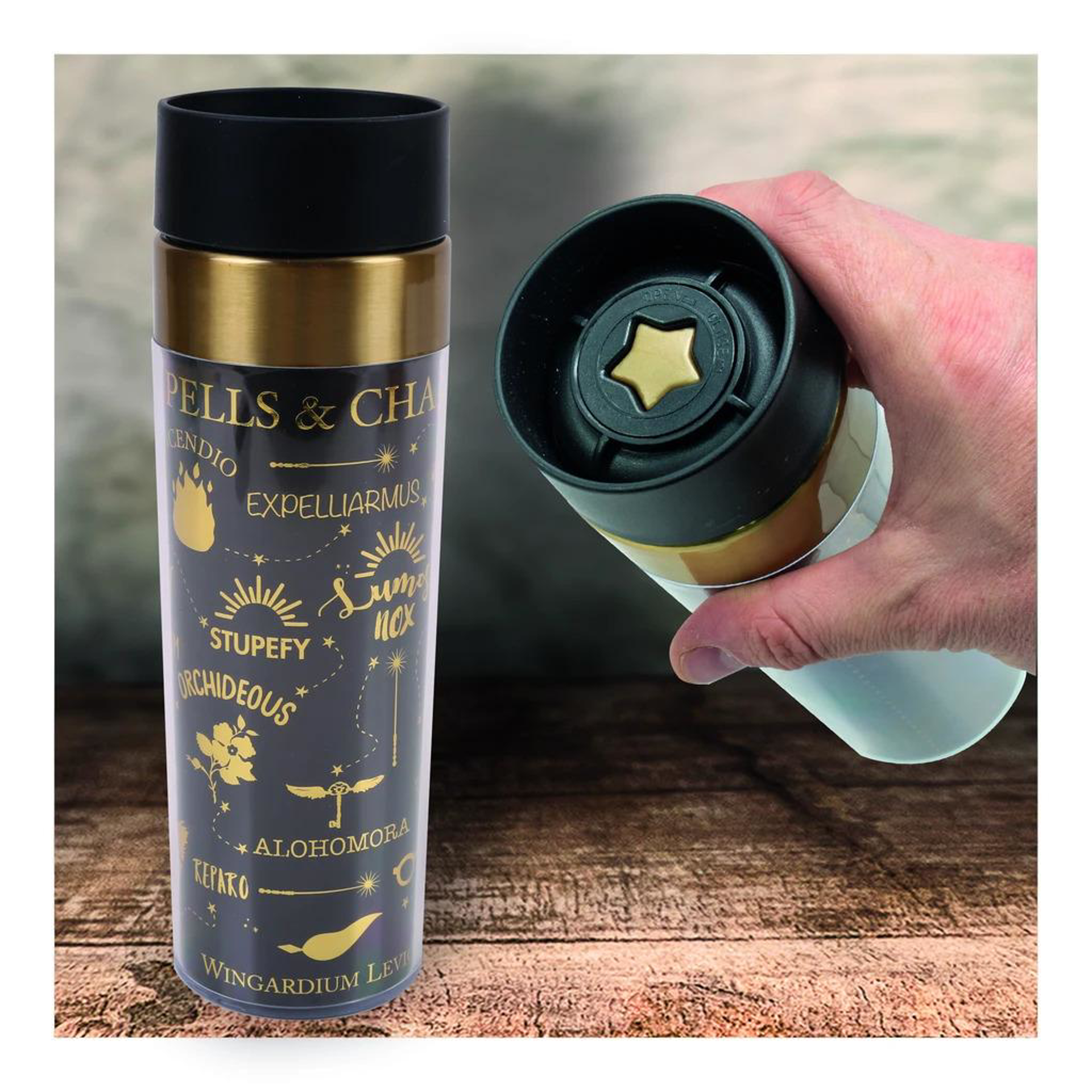 Harry Potter - Bouteille Thermo 330ml - flash vidéo