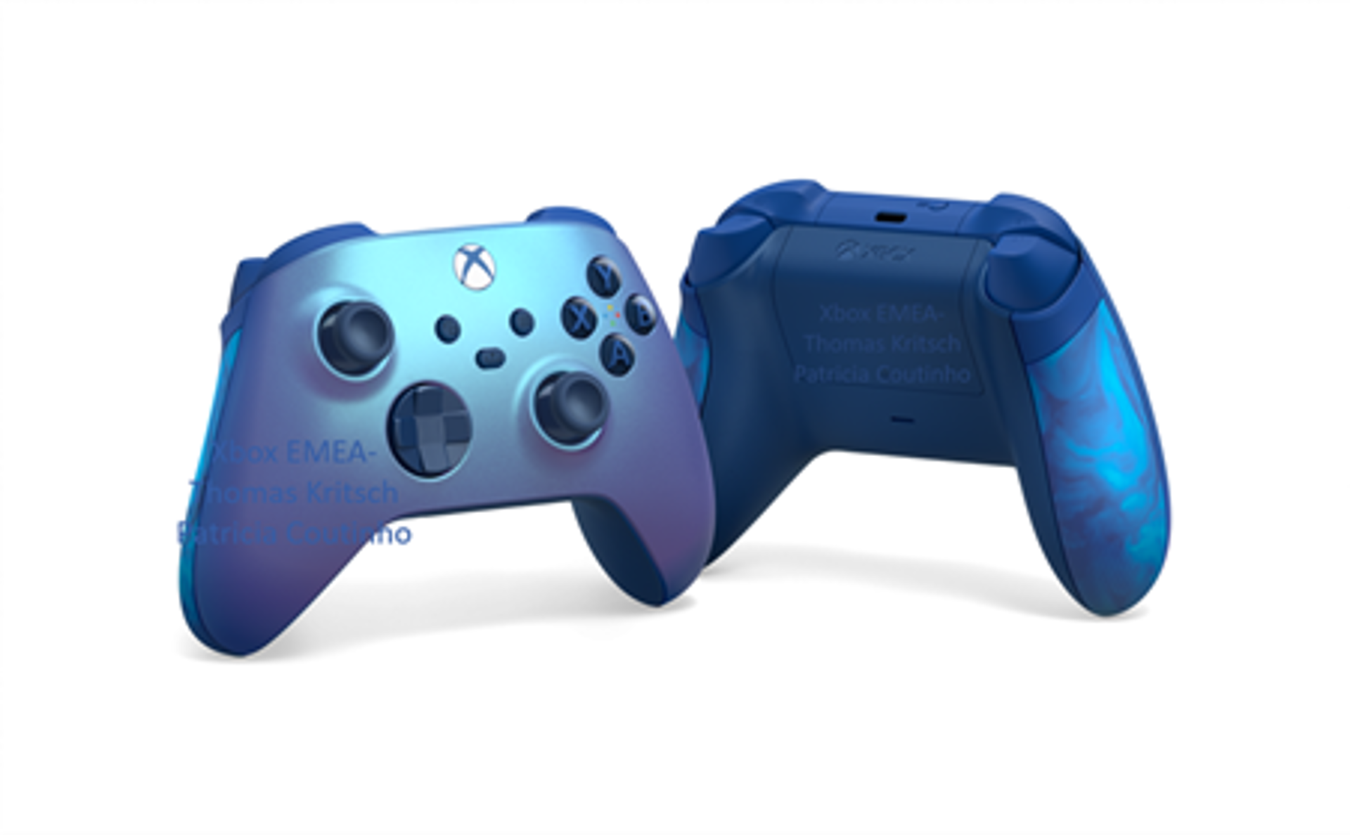 Manette sans fil Xbox Aqua Shift pour Xbox Series X|S, Xbox One, Windows 10 et Mobile - flash vidéo