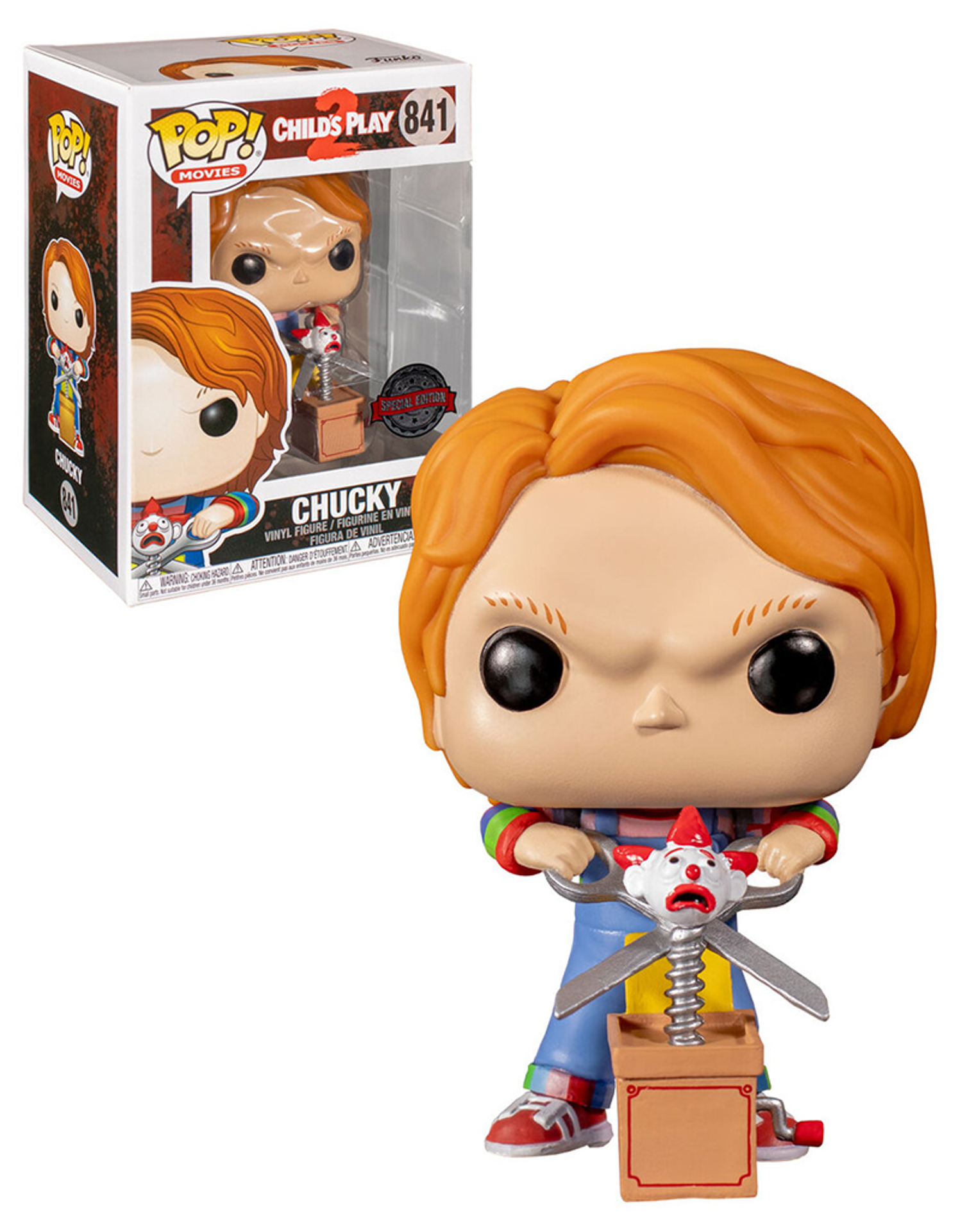 Funko Pop! Movies: Chucky w/Buddy & Giant Scissors ENG Merchandising - flash vidéo