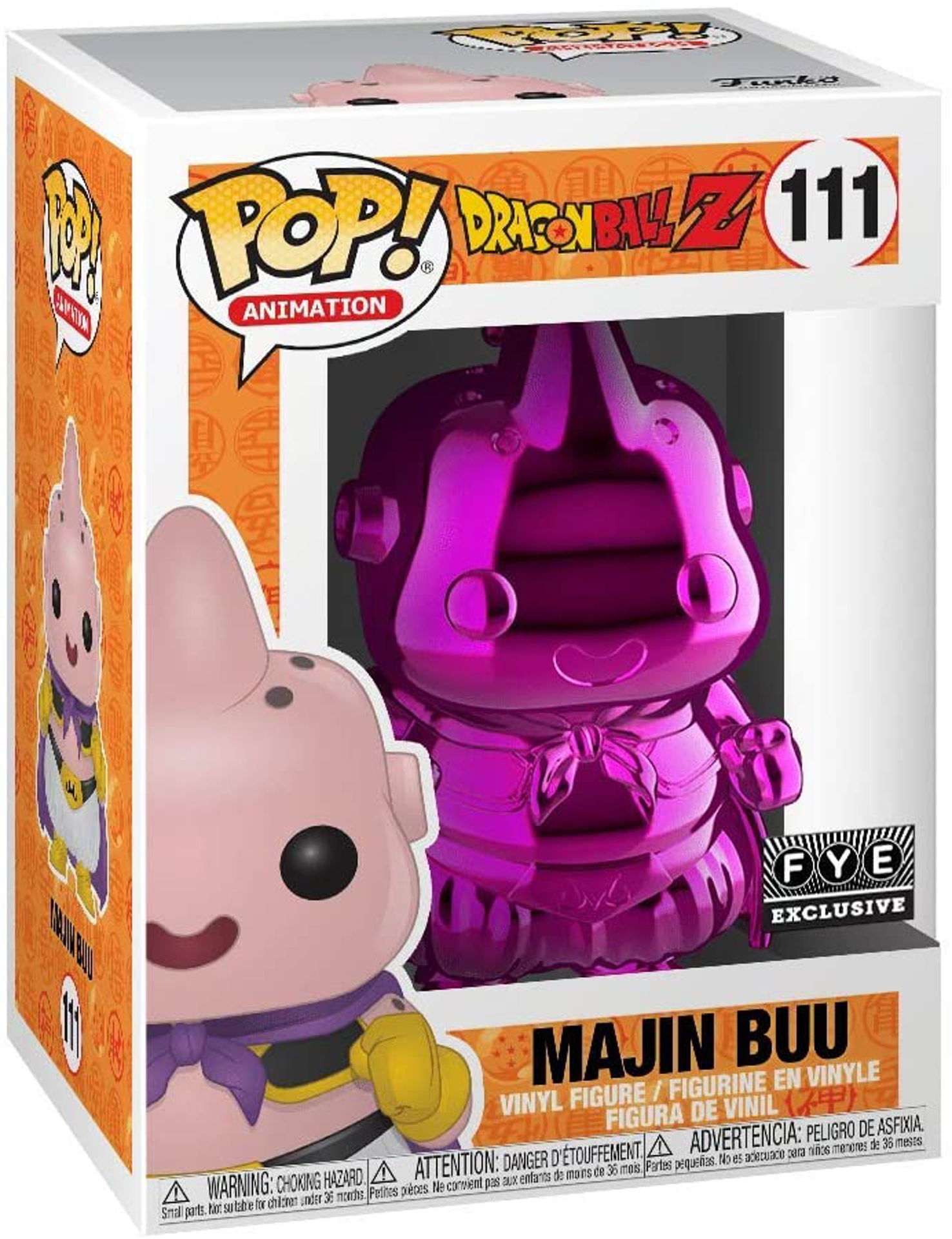 Funko Pop! Animation: Dragon Ball Z - Majin Buu (Chrome Pink) - US Exclusive - flash vidéo