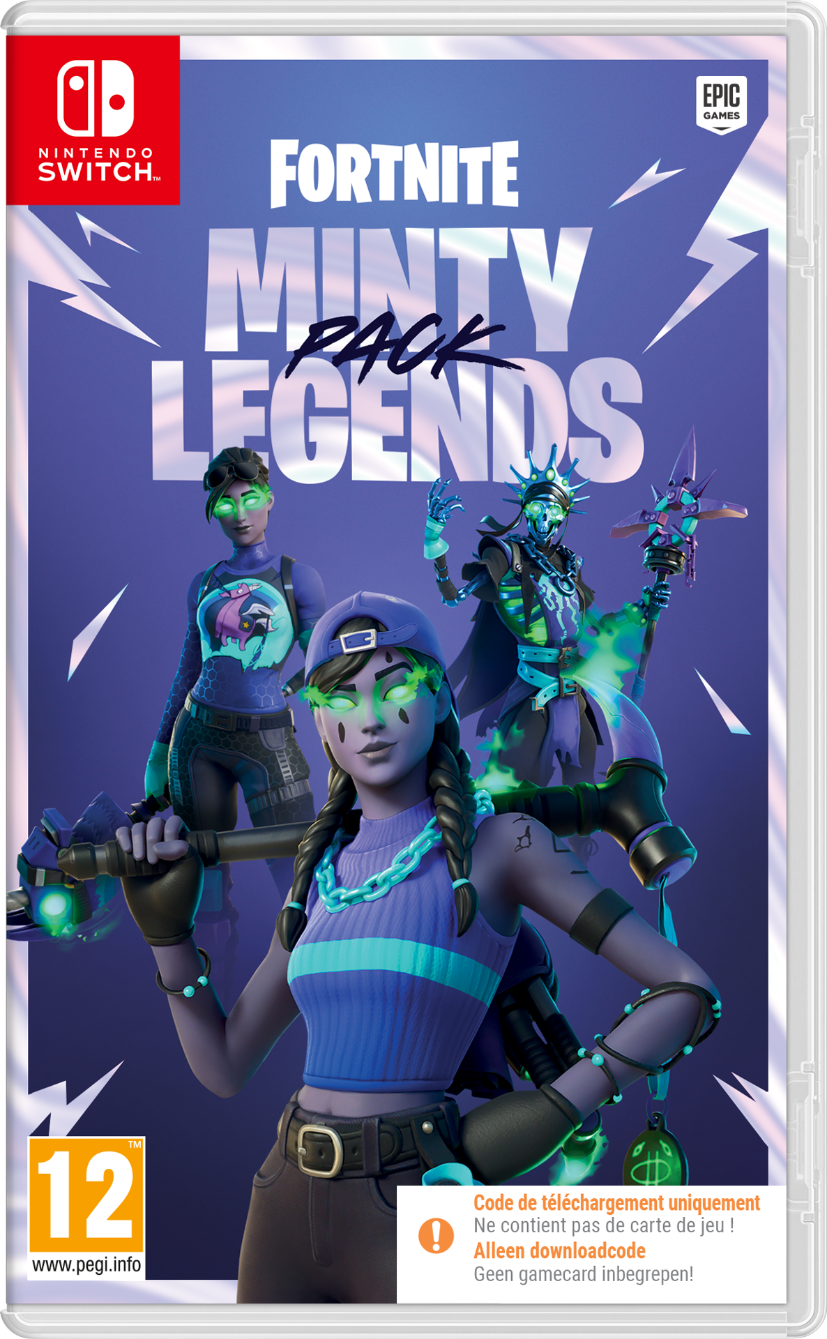Fortnite : Pack Légendes Fraîches (Code-in-a-box) - flash vidéo