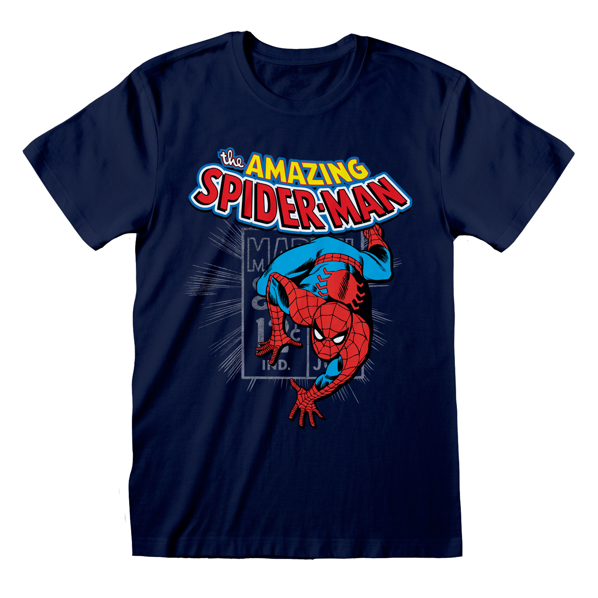Marvel - T-shirt unisexe Noir The Amazing Spider-Man - L - flash vidéo