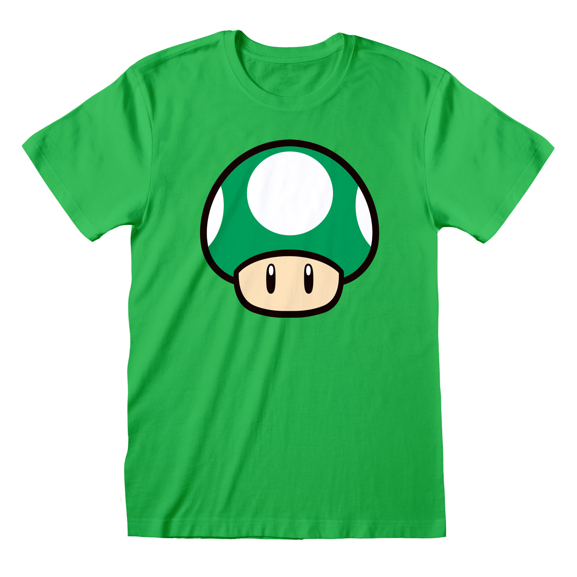 Nintendo - T-Shirt unisexe Vert Super Mario Champignon 1-UP - XL - flash vidéo