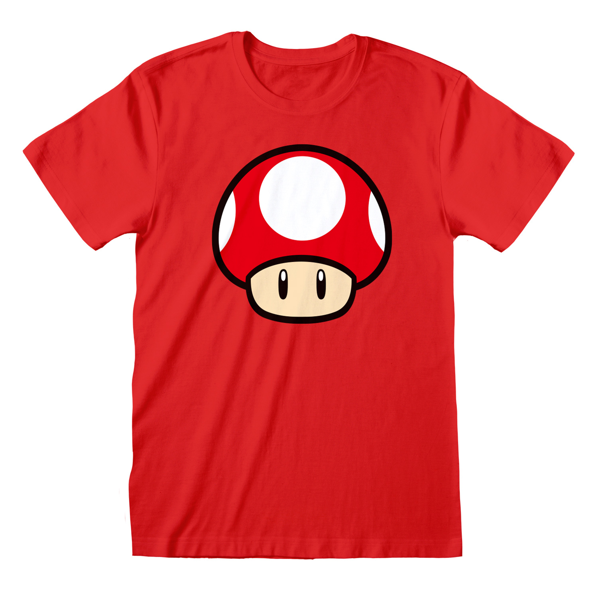 Nintendo - T-Shirt unisexe Rouge Super Mario Champignon Power Up - M - flash vidéo