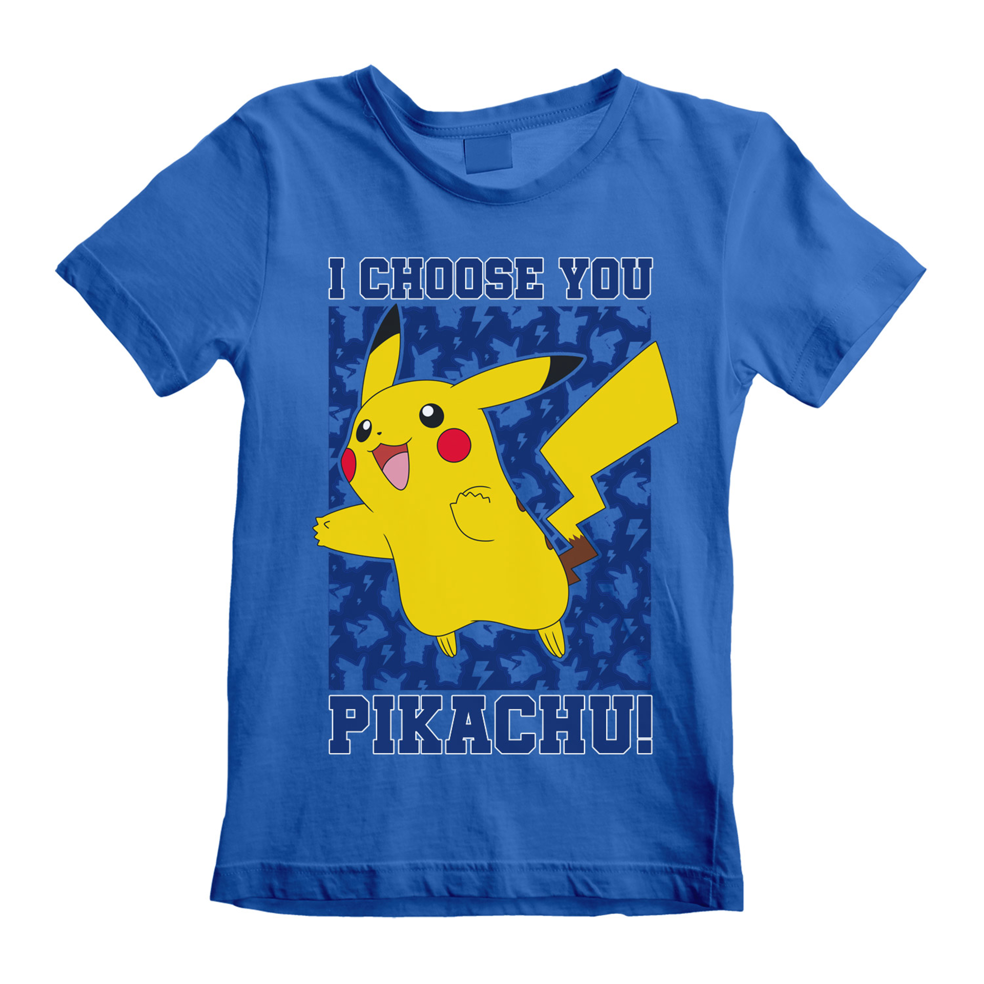 Nintendo - T-shirt Enfant Bleu Pokémon Je te choisis - 7-8 ans - flash vidéo