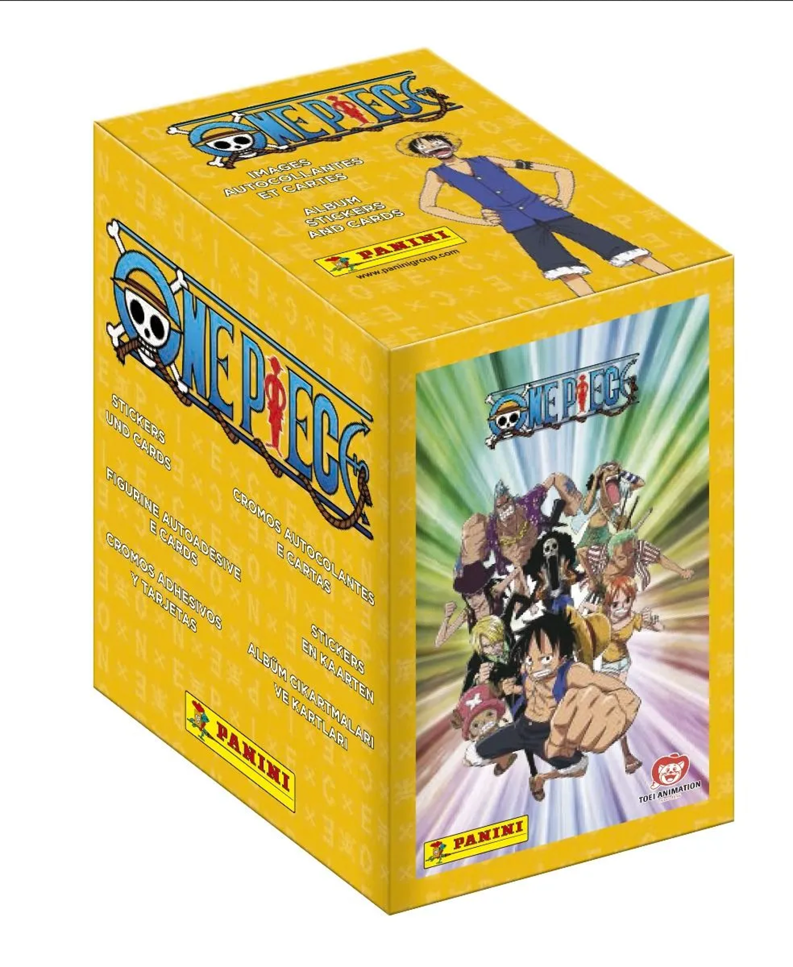 Panini - One Piece Pochette 5 Stickers Boite de 36 - flash vidéo