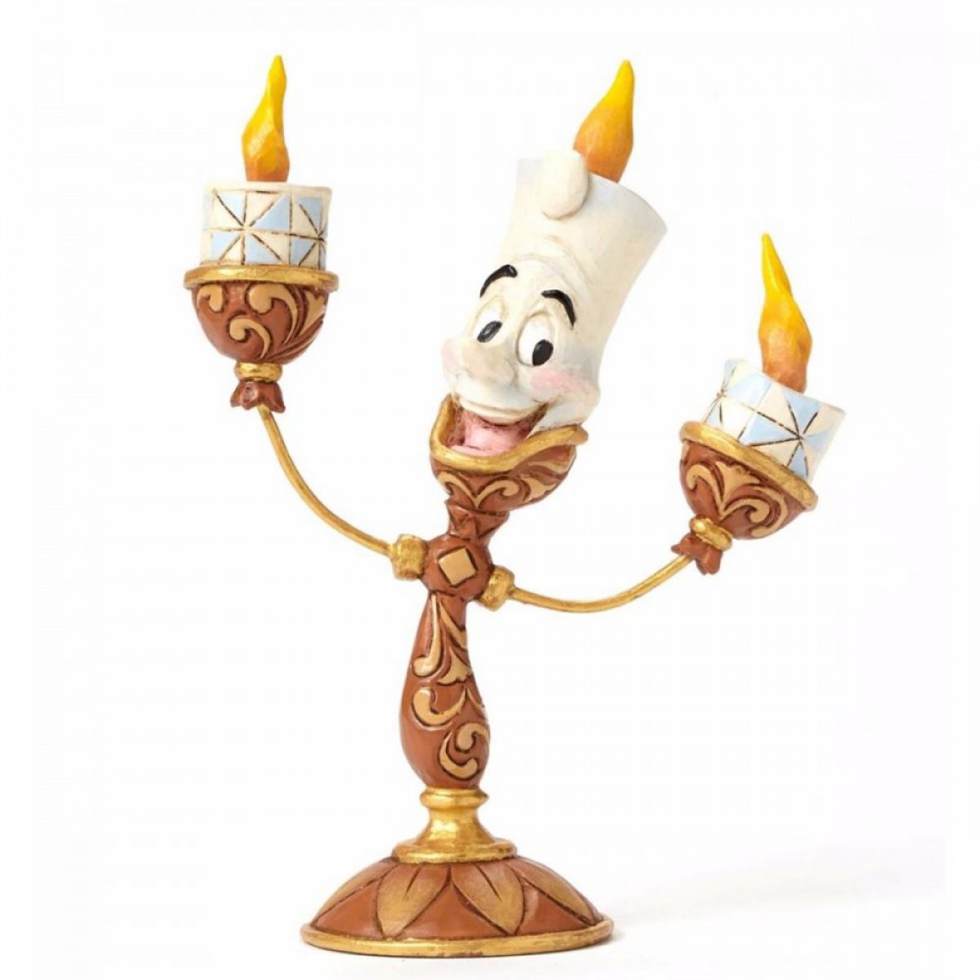 ENESCO - Disney La Belle et la Bête - Lumière "Oh lala" Figurine - flash vidéo