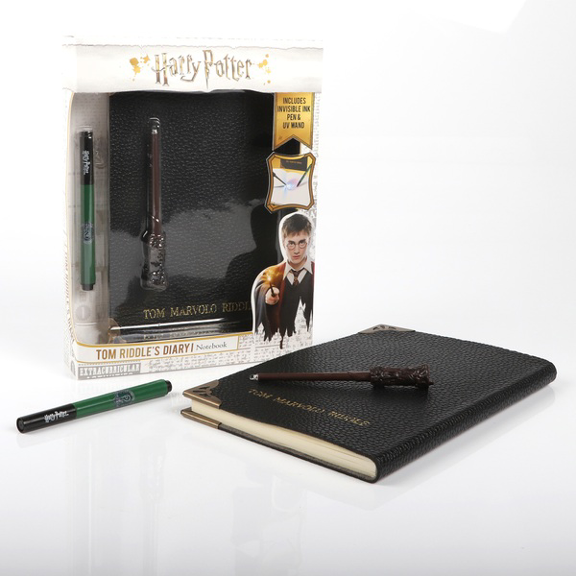 Harry Potter - Carnet, stylo et baguette torche de Tom Jedusor