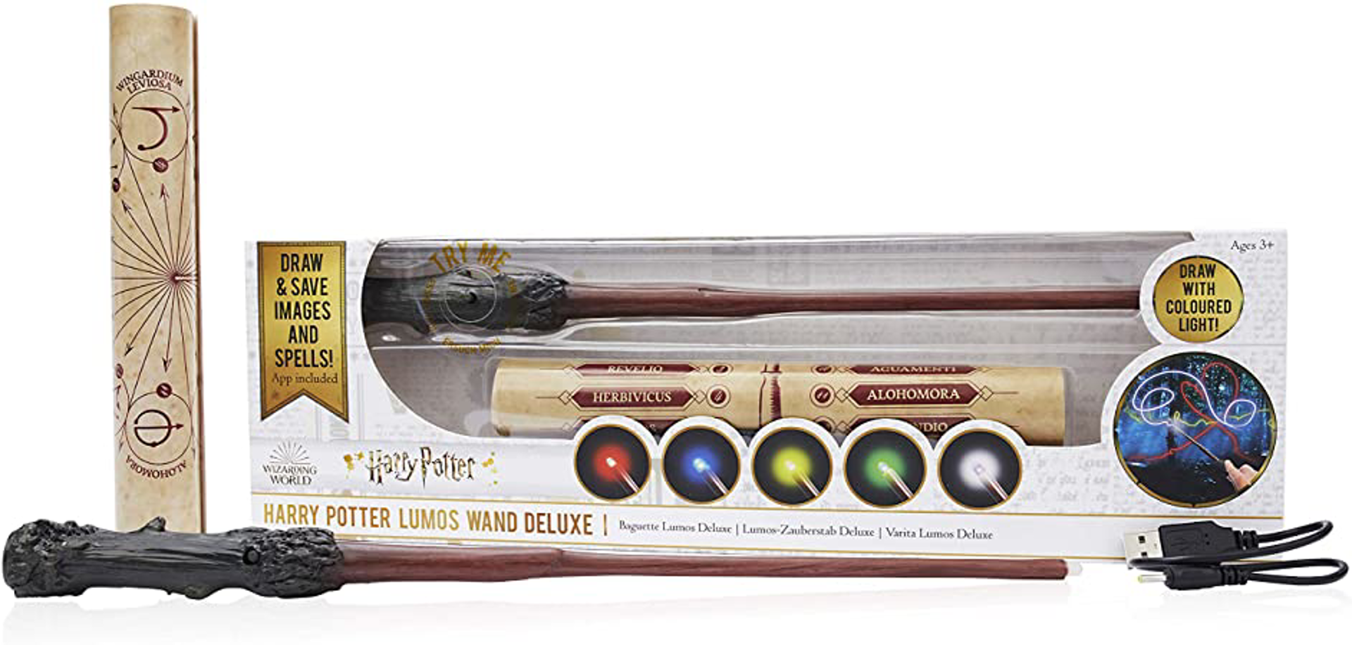 Harry Potter - Baguette Lumos deluxe de Harry Potter - flash vidéo