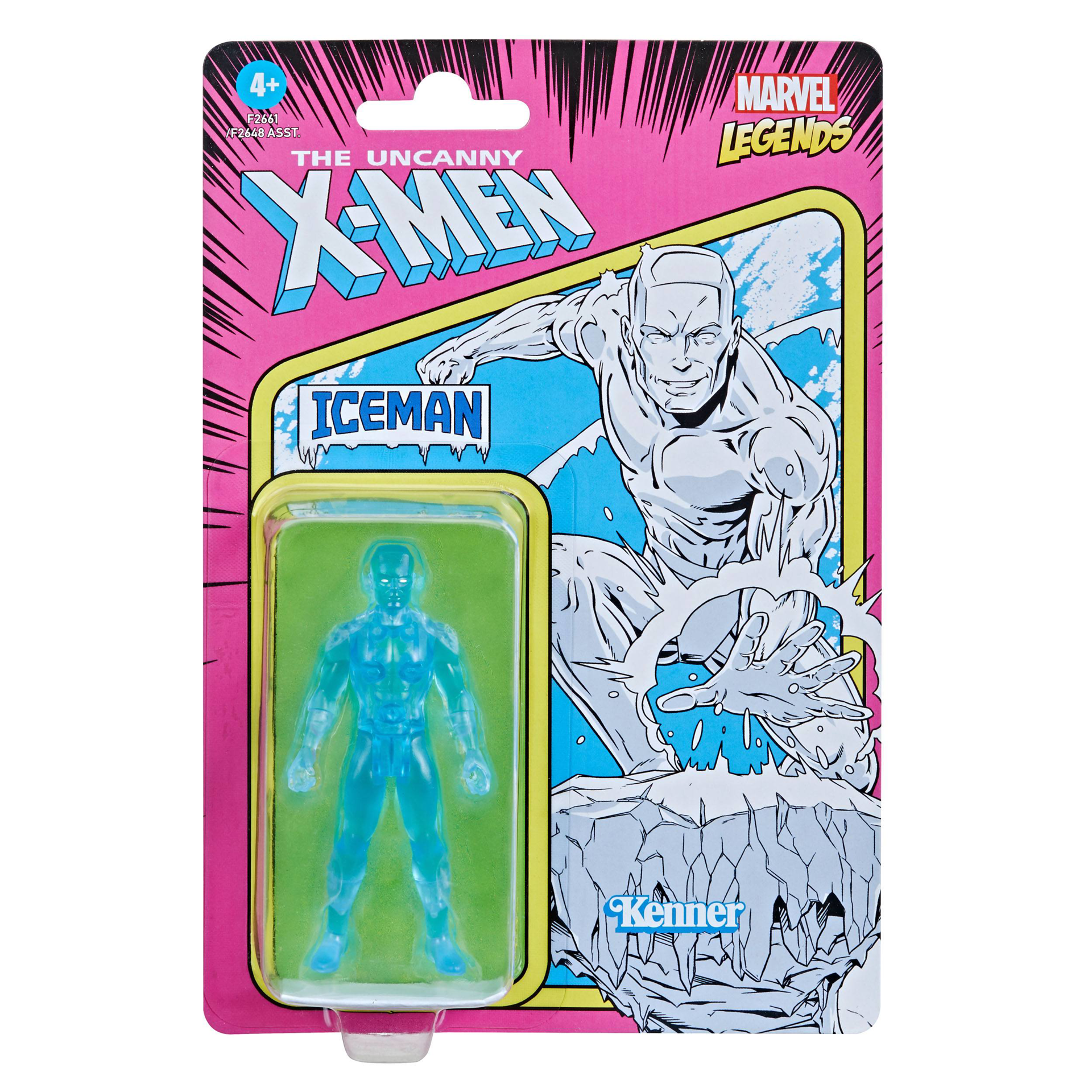 Marvel Legends Series - Retro Collection - Figurine d'action Iceman 10cm - flash vidéo