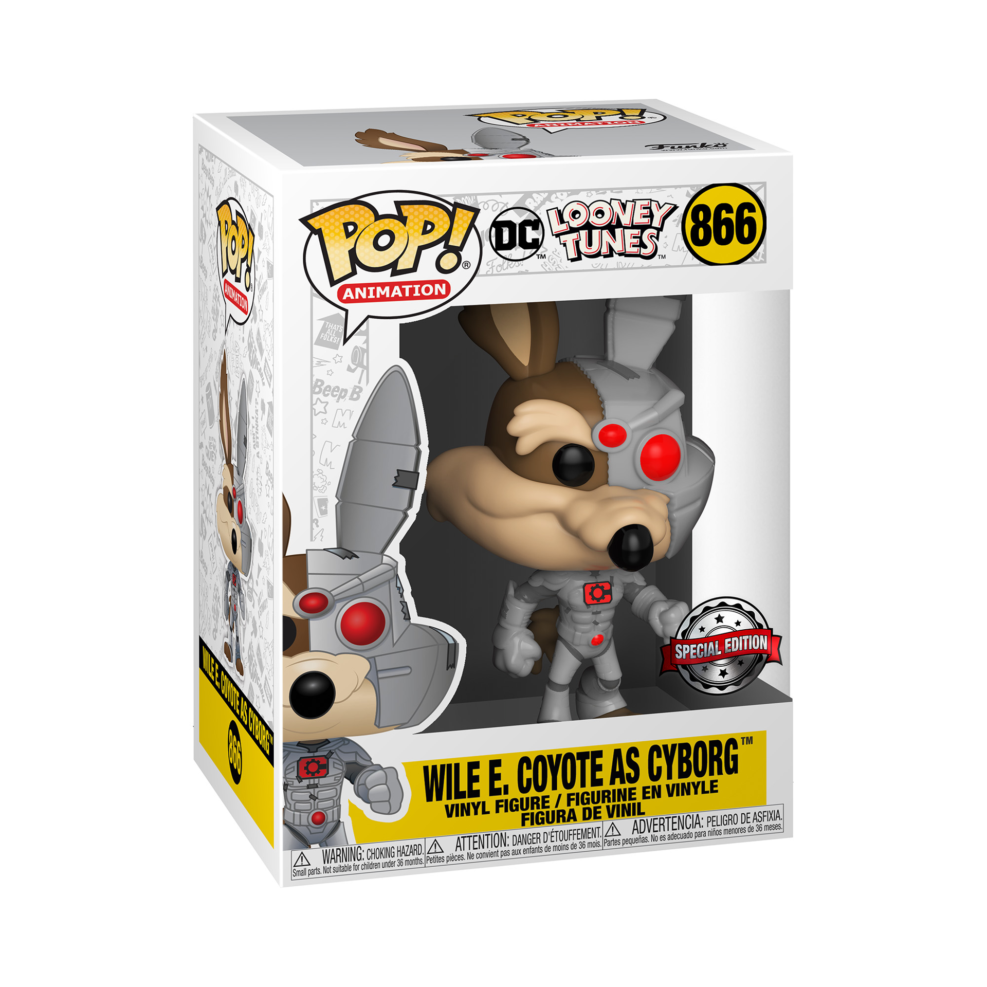 Funko Pop! Animation: Looney Tunes - Wile E. Coyote as Cyborg - US Exclusive - flash vidéo