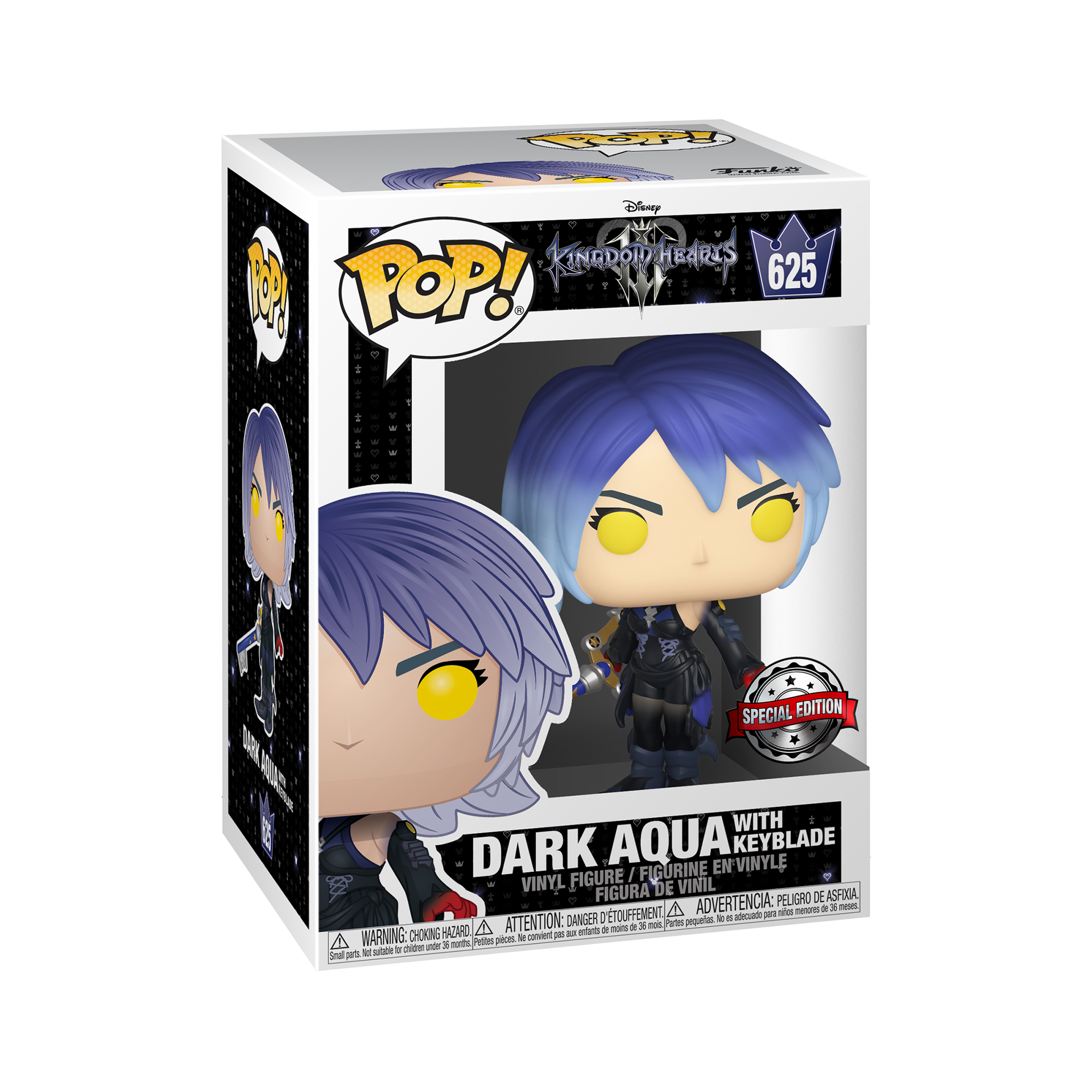 Funko Pop! Disney: Kingdom Hearts 3 - Dark Aqua with Keyblade - US Exclusive - flash vidéo