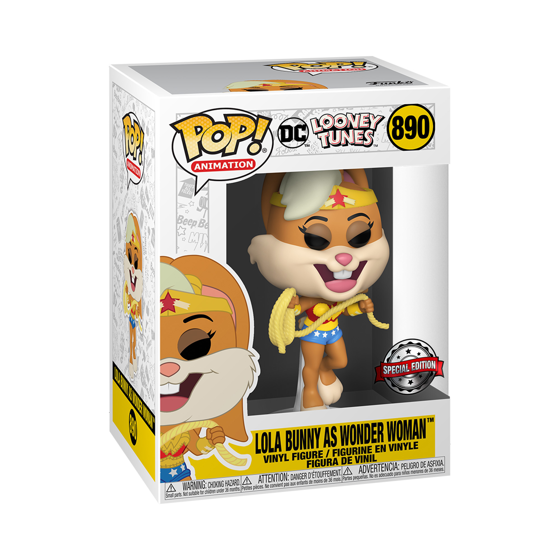 Funko Pop! Animation: Looney Tunes - Lola Bunny as Wonder Woman - US Exclusive - flash vidéo