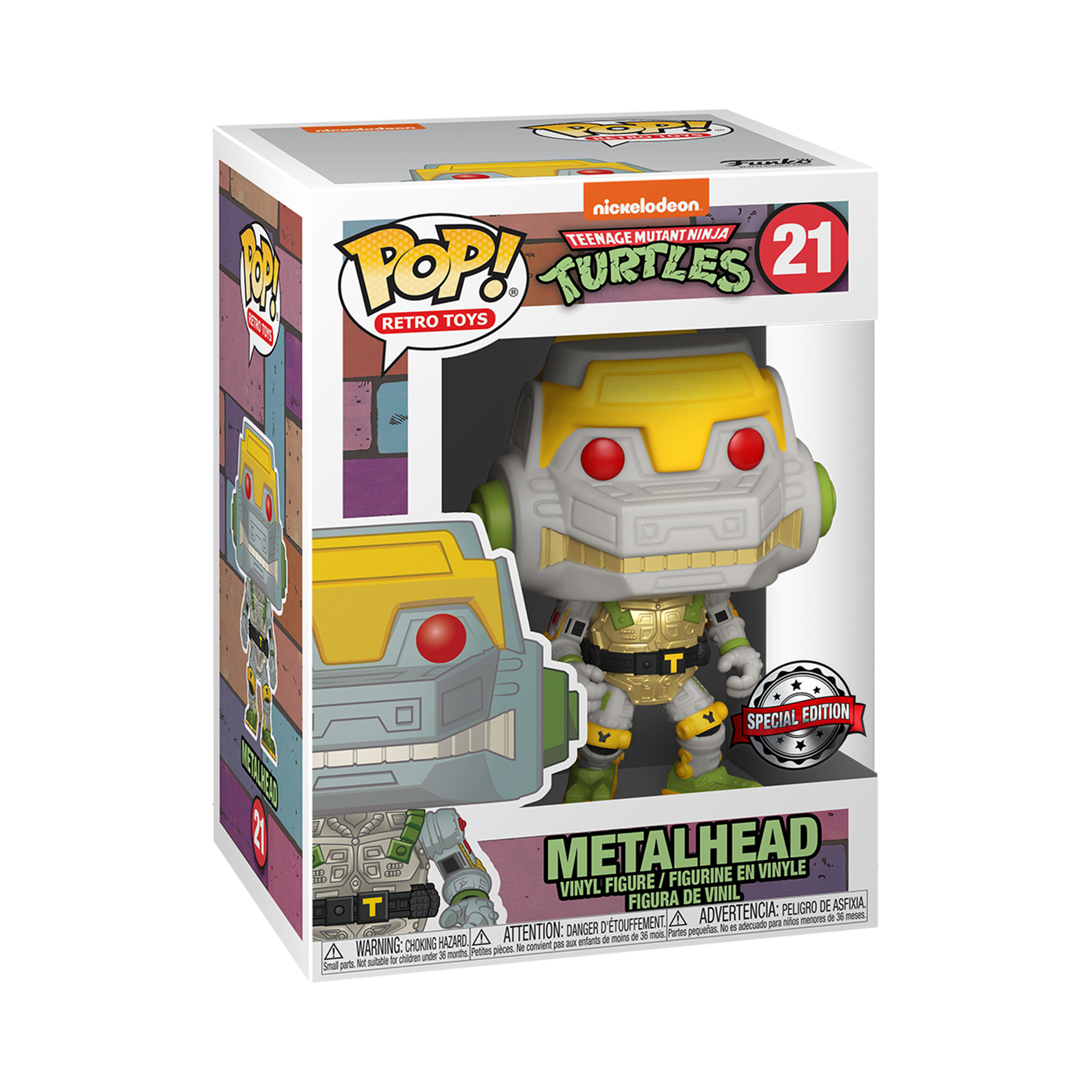 Funko Pop! Retro Toys: Teenage Mutant Ninja Turtles - Metalhead - US Exclusive ENG Merchandising - flash vidéo