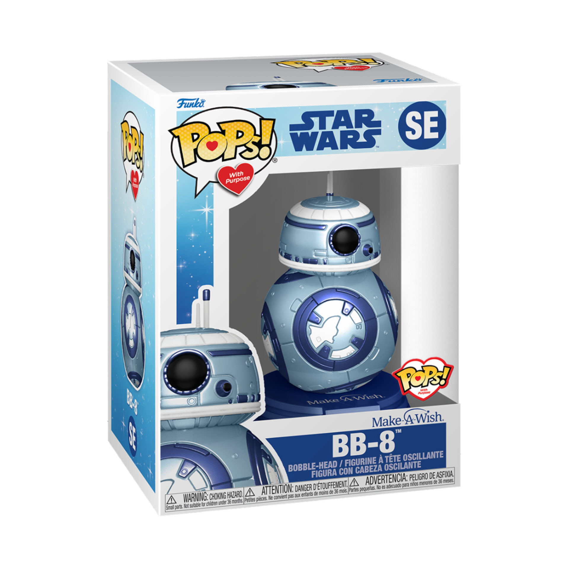 Funko Pop! Star Wars: Make a Wish 2022 - BB-8 (Metallic) - flash vidéo