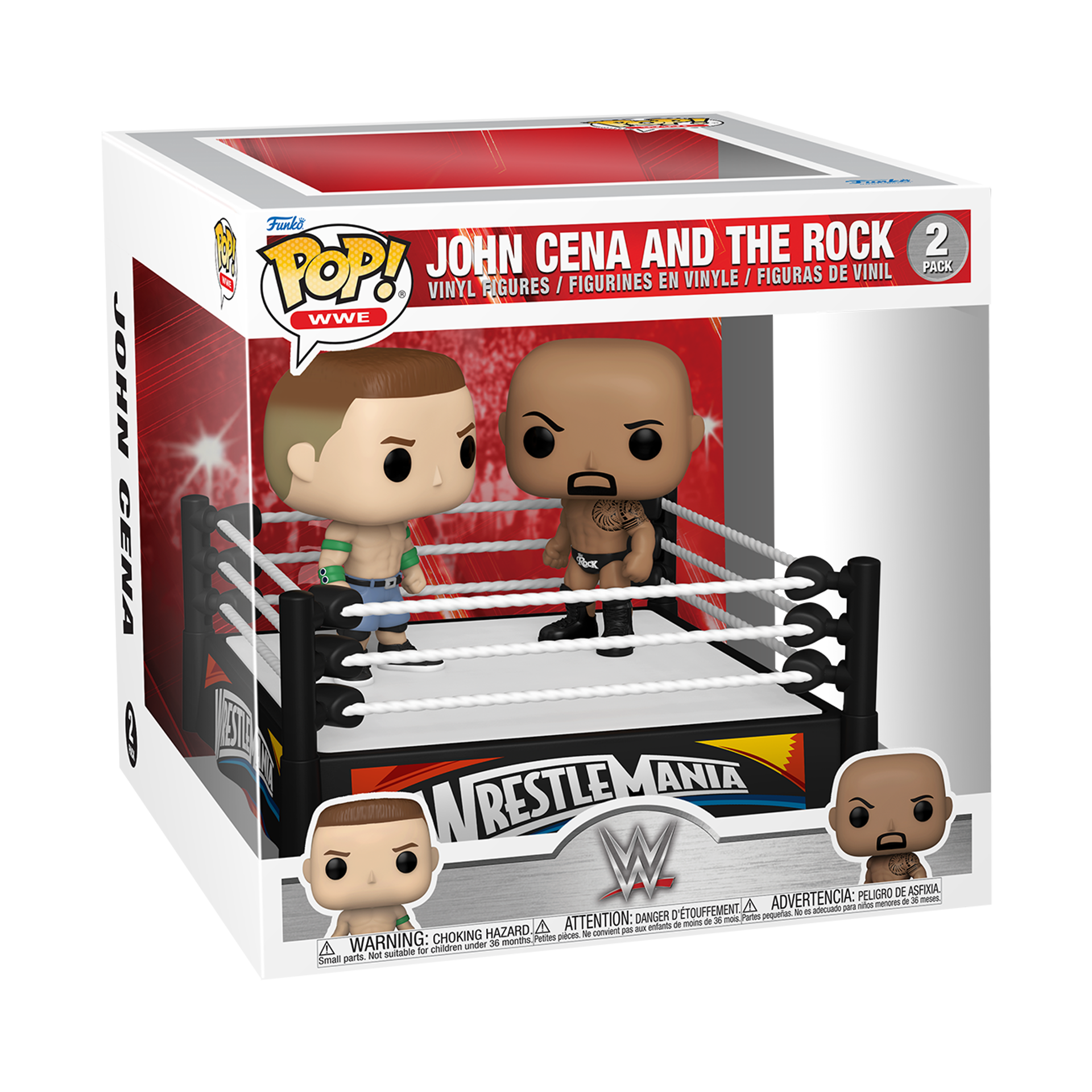 Funko Pop! 2-Pack: WWE - John Cena and The Rock - flash vidéo
