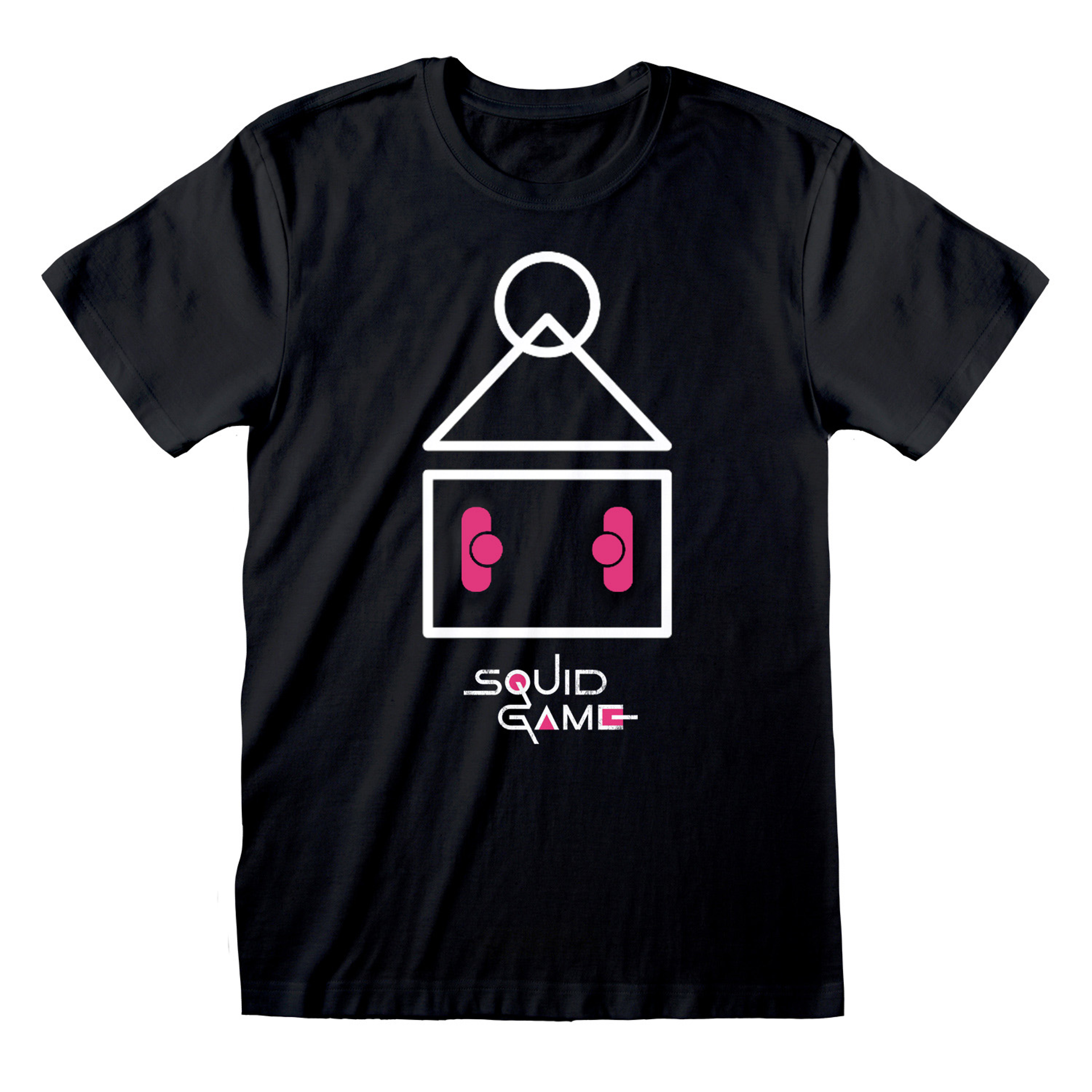Squid Game - T-shirt unisexe Noir Symbole - S - flash vidéo