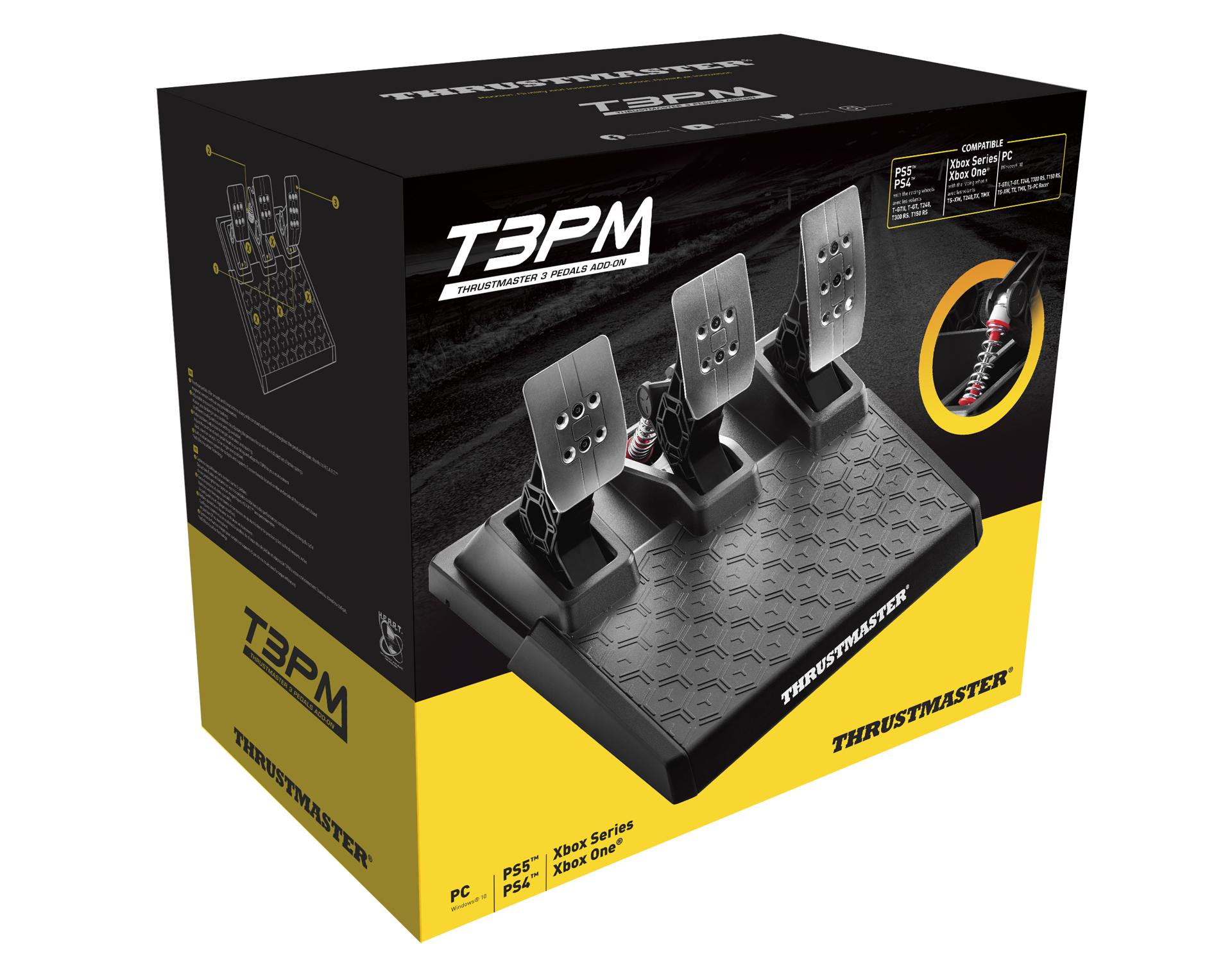 Thrustmaster T3PM 3 Pedals Add-on pour PS5, PS4, Xbox Series X|S, Xbox One et PC - flash vidéo