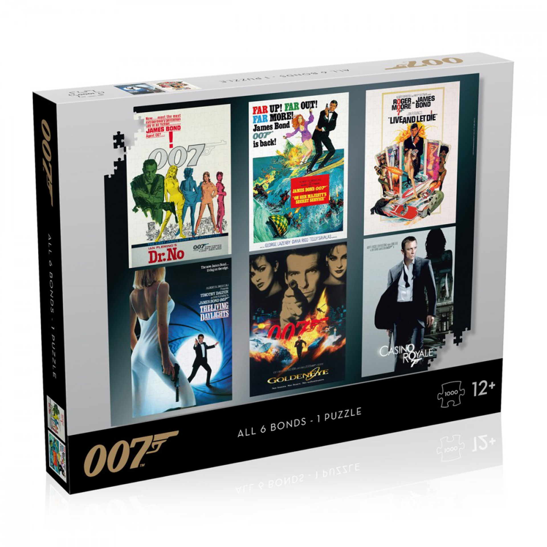 James Bond - Acteurs Iconiques Puzzle 1000 pcs - flash vidéo
