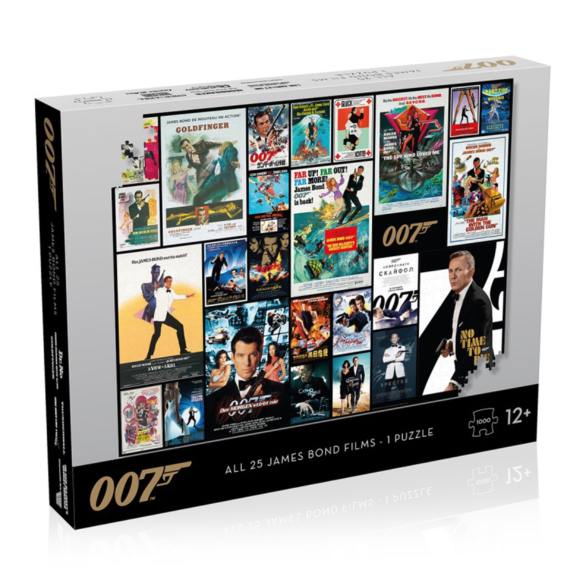 James Bonds - Affiches de Films Puzzle 1000 pcs - flash vidéo