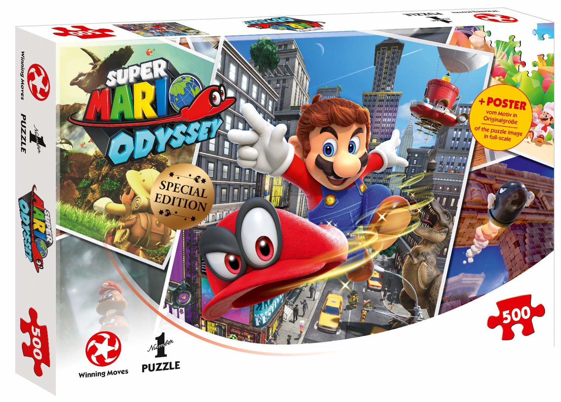 Nintendo - Mario Odyssey Tour du Monde Puzzle 500 pcs - flash vidéo