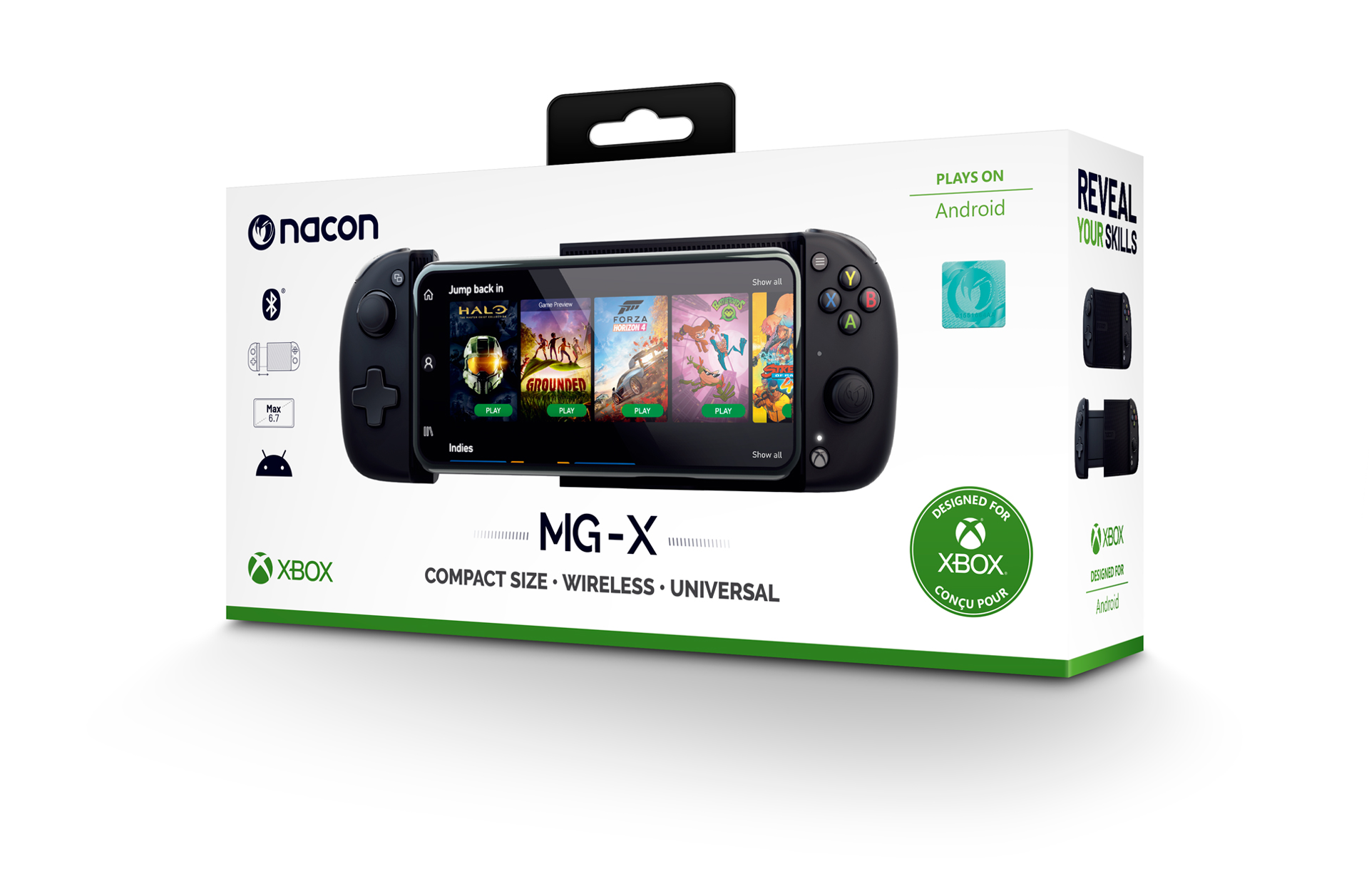 Nacon MG-X Official Smartphone Controller for Xbox Game Pass Ultimate - flash vidéo