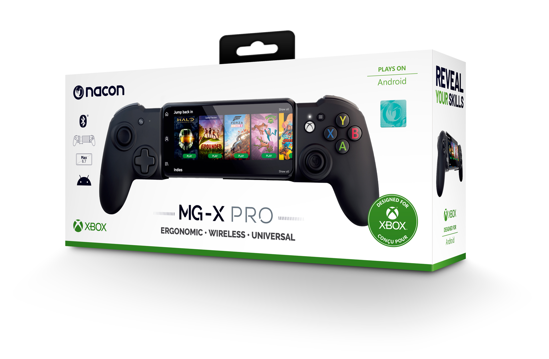 Nacon MG-X PRO Official Smartphone Controller for Xbox Game Pass Ultimate - flash vidéo