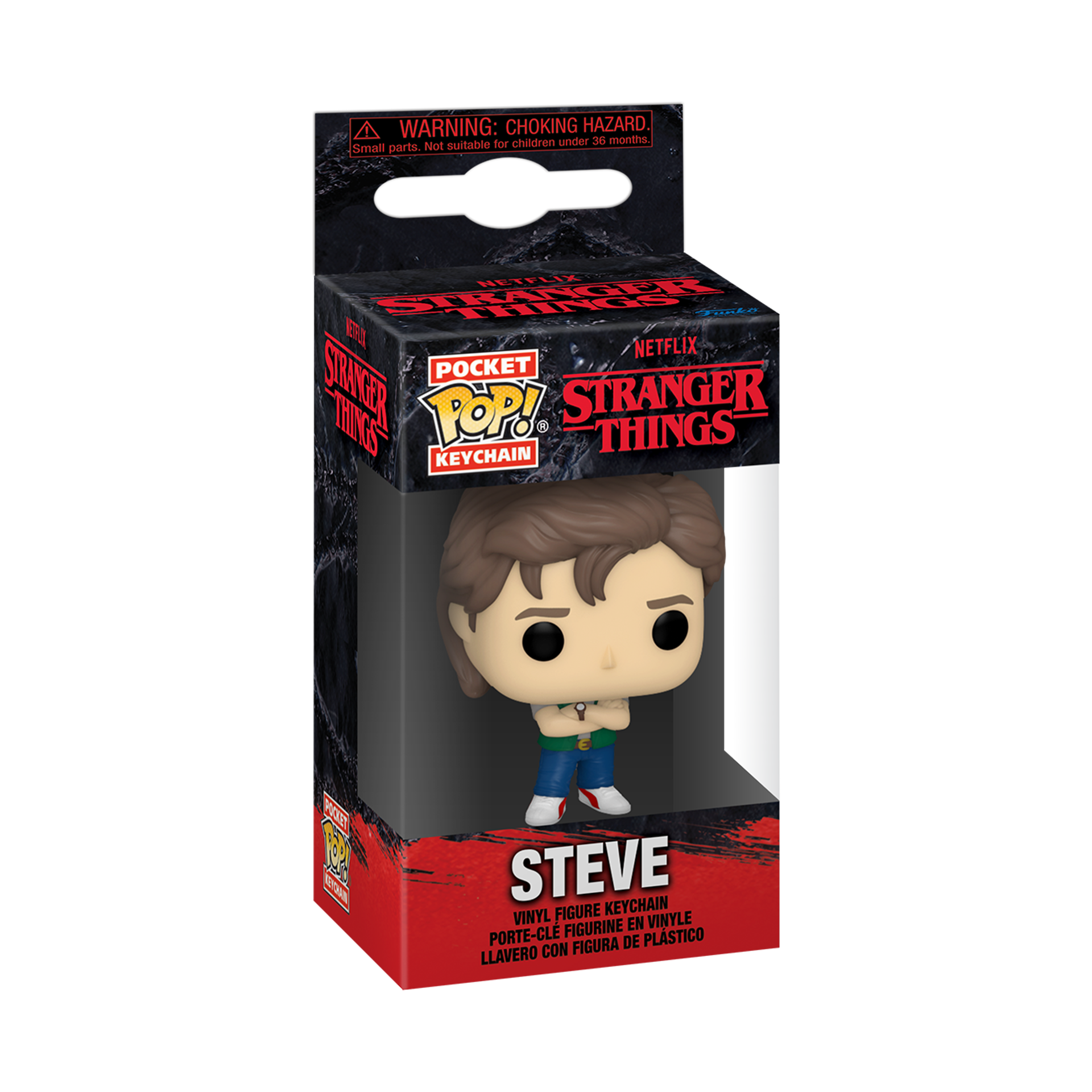 Funko Pocket Pop! Keychain: Stranger Things - Steve - flash vidéo