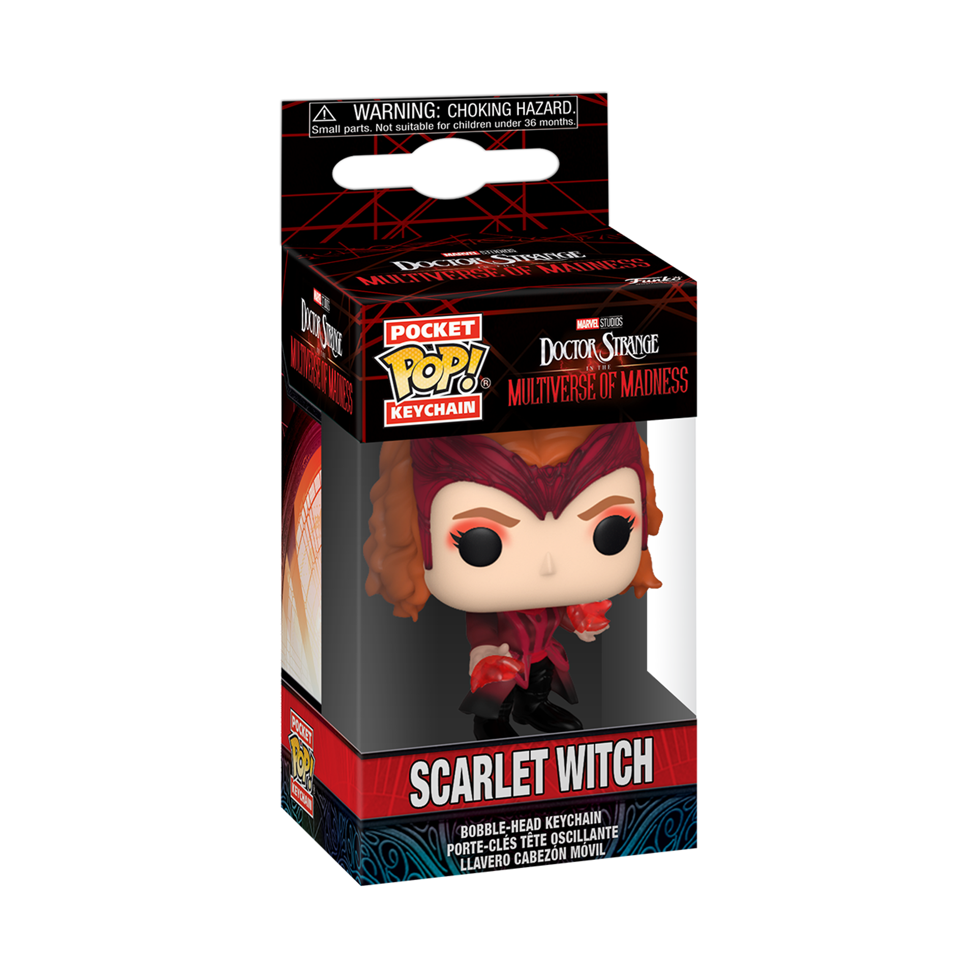 Funko Pocket Pop! Keychain: Doctor Strange in the Multiverse of Madness - Scarlet Witch - flash vidéo